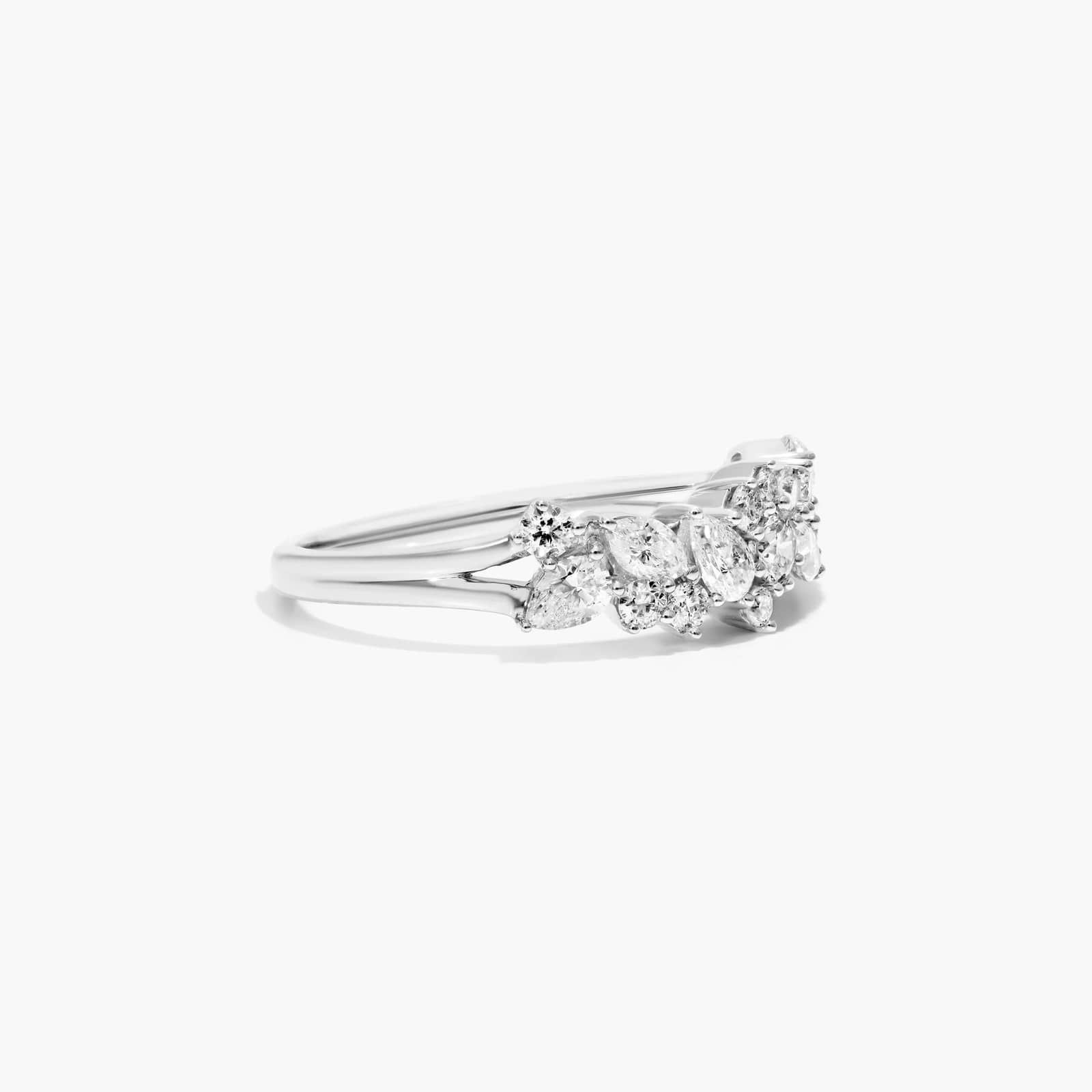 Whimsical Scatter Diamond Ring In 14K White Gold By James Allen