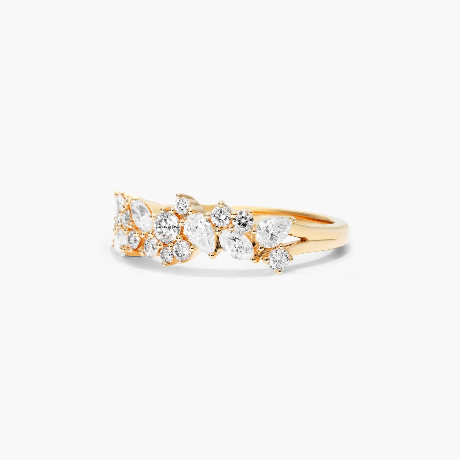 Whimsical Scatter Diamond Ring In 14K Yellow Gold By James Allen