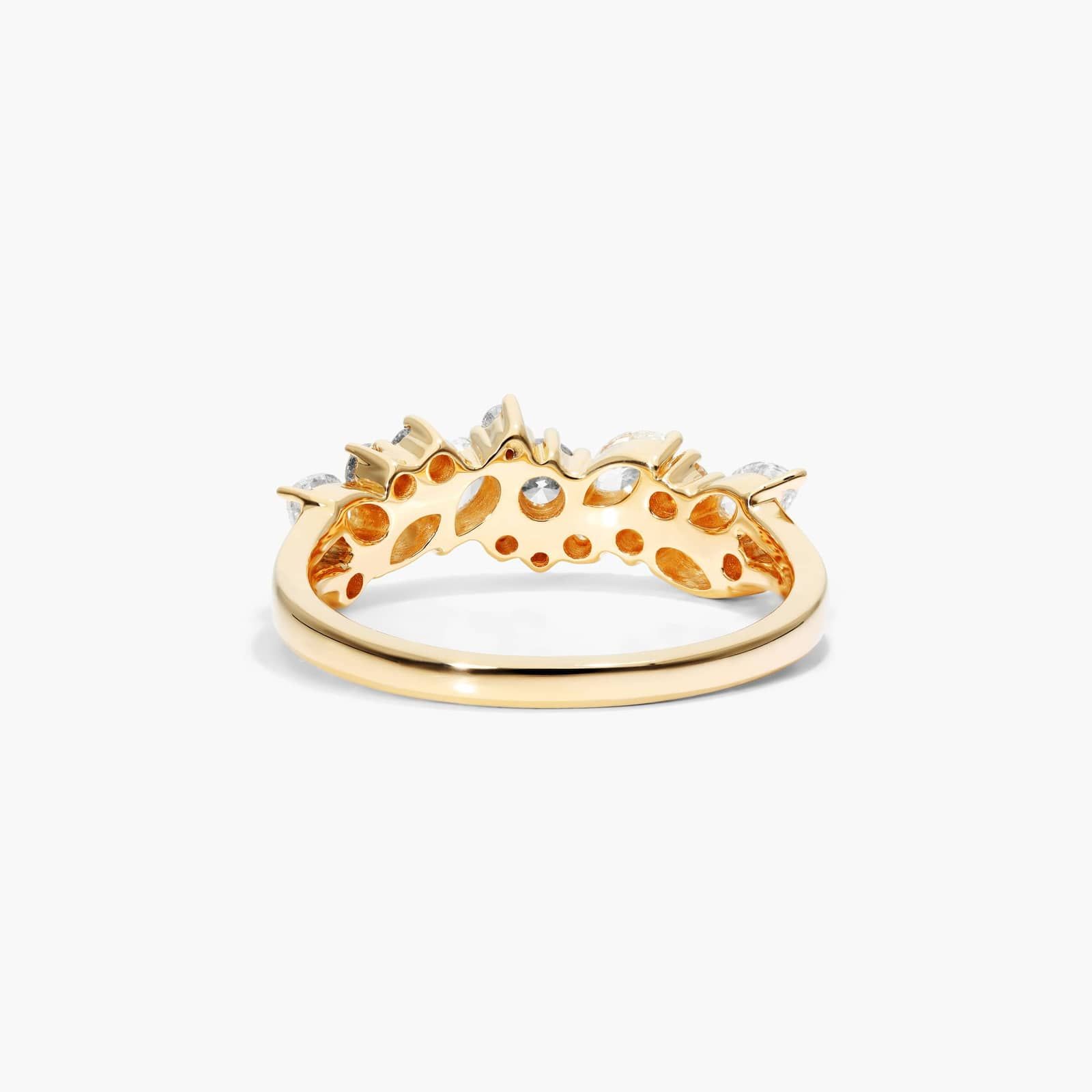 Whimsical Scatter Diamond Ring In 14K Yellow Gold By James Allen