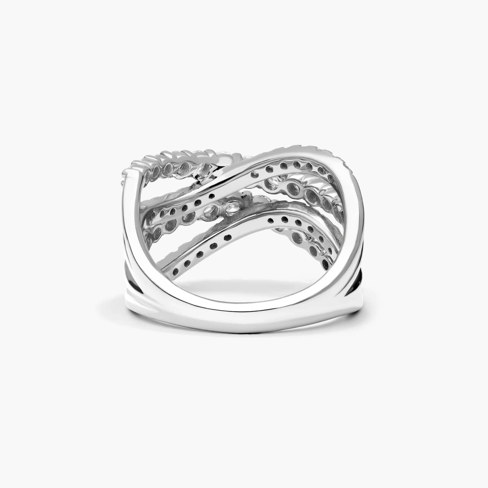 Tidal Wave Lab-Grown Diamond Ring In 14K White Gold By James Allen