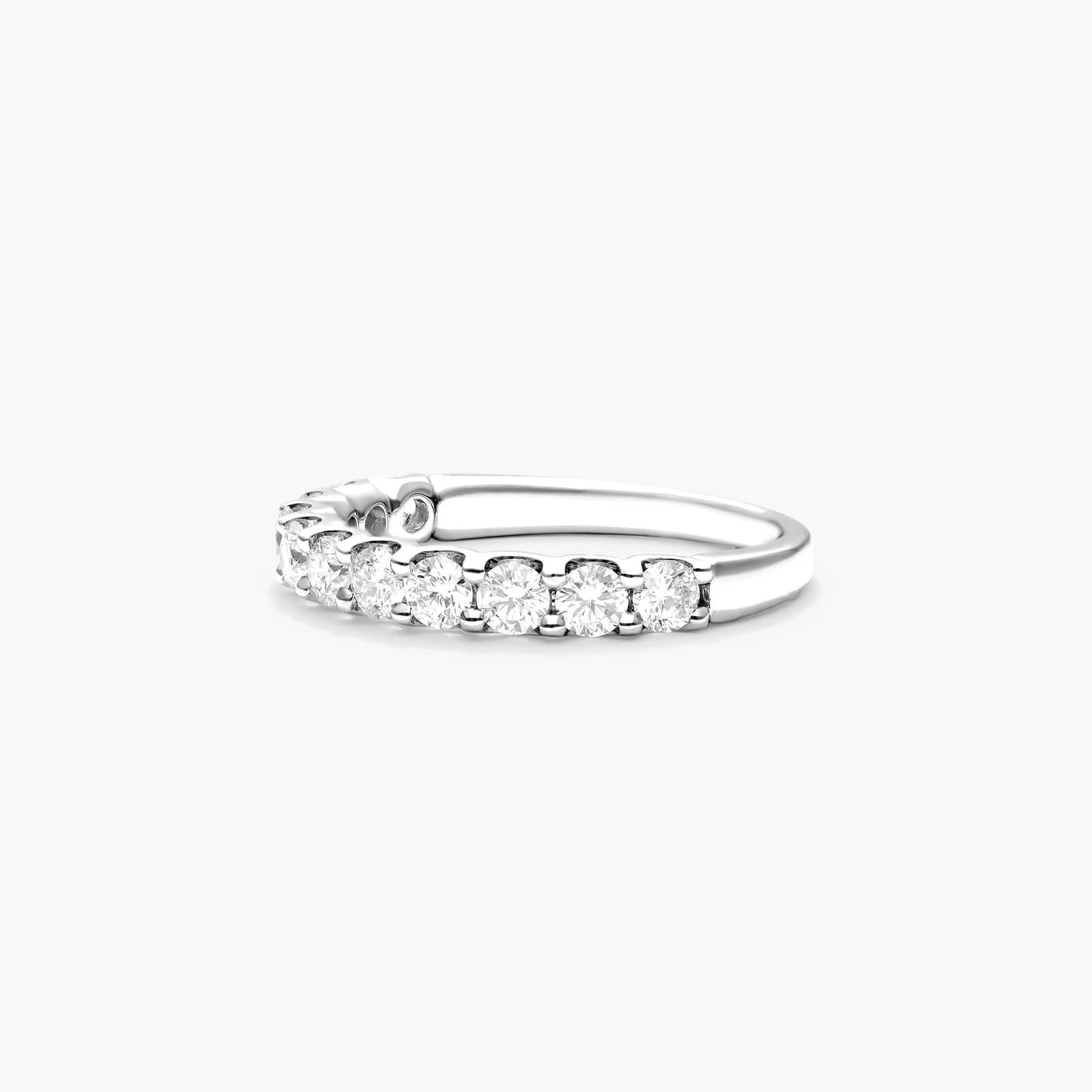 Shared Prong Contour Diamond Ring (1 CTW) In Platinum By James Allen