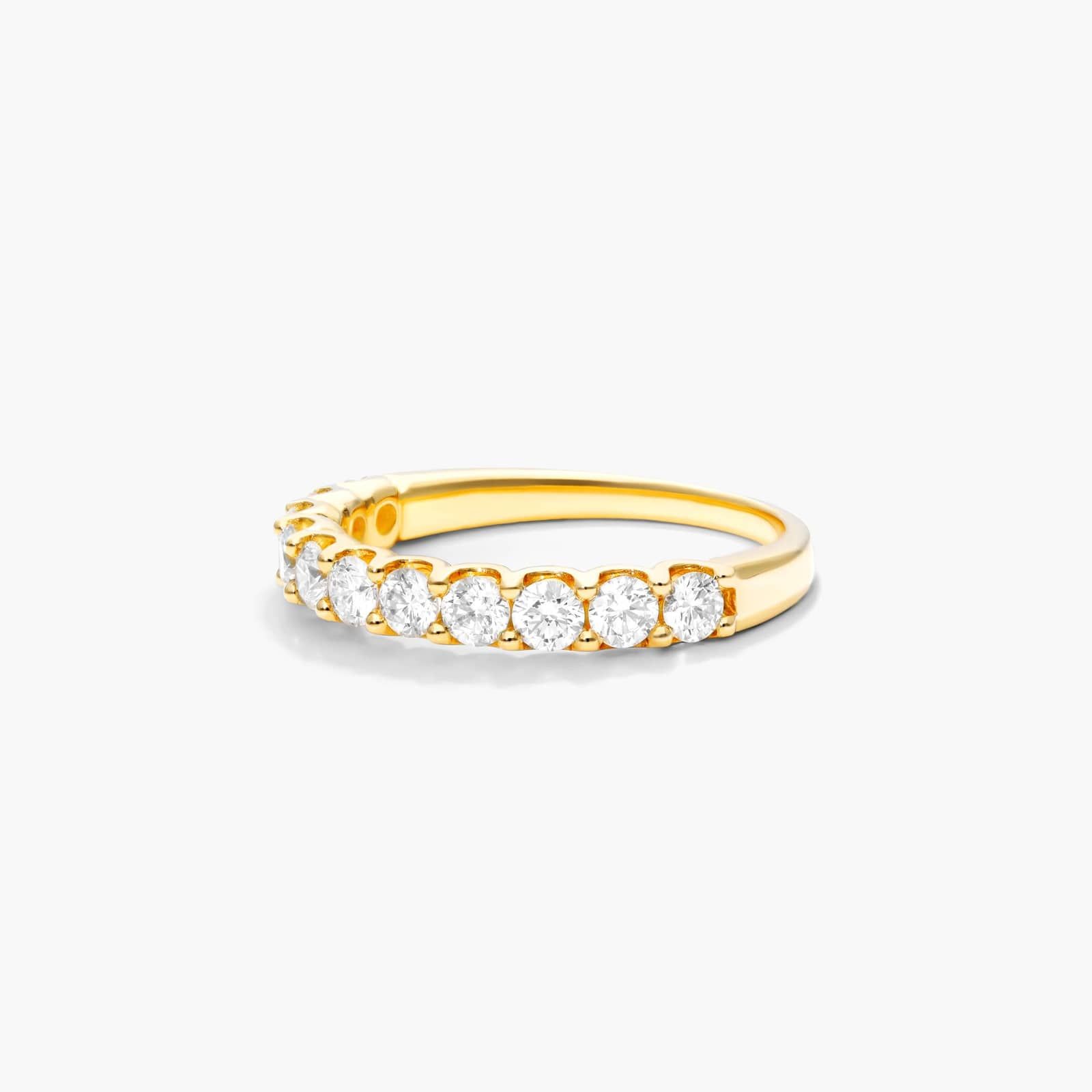 Shared Prong Contour Diamond Ring (0.75 CTW) In 14K Yellow Gold By James Allen