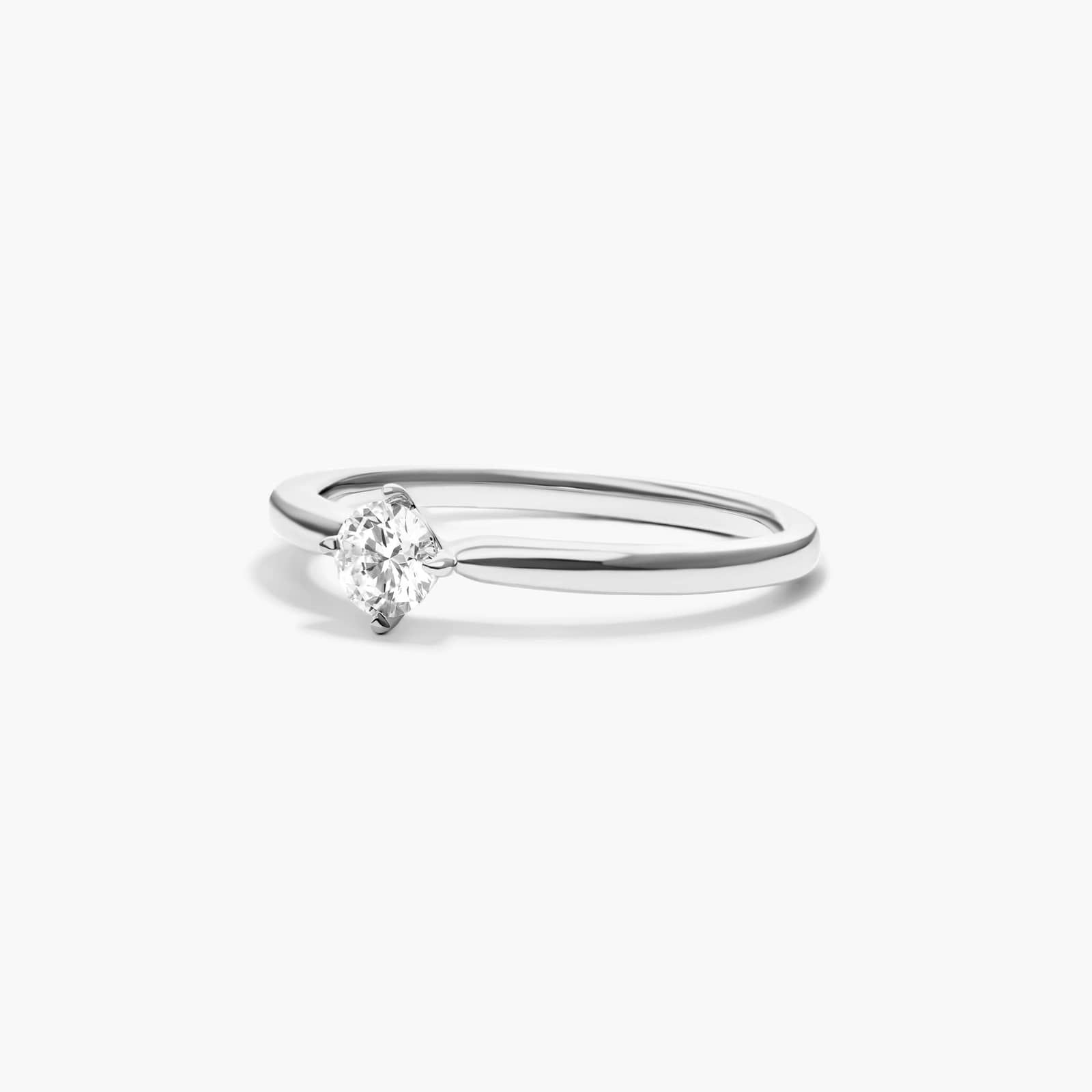 Lab-Grown Diamond Solitaire Ring In 14K White Gold By James Allen