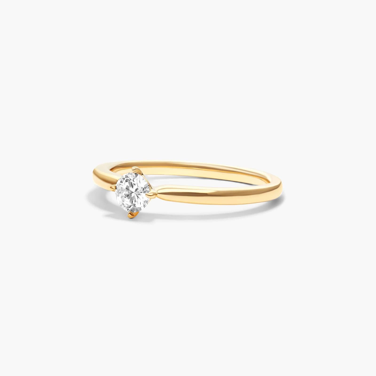 Lab-Grown Diamond Solitaire Ring In 14K Yellow Gold By James Allen