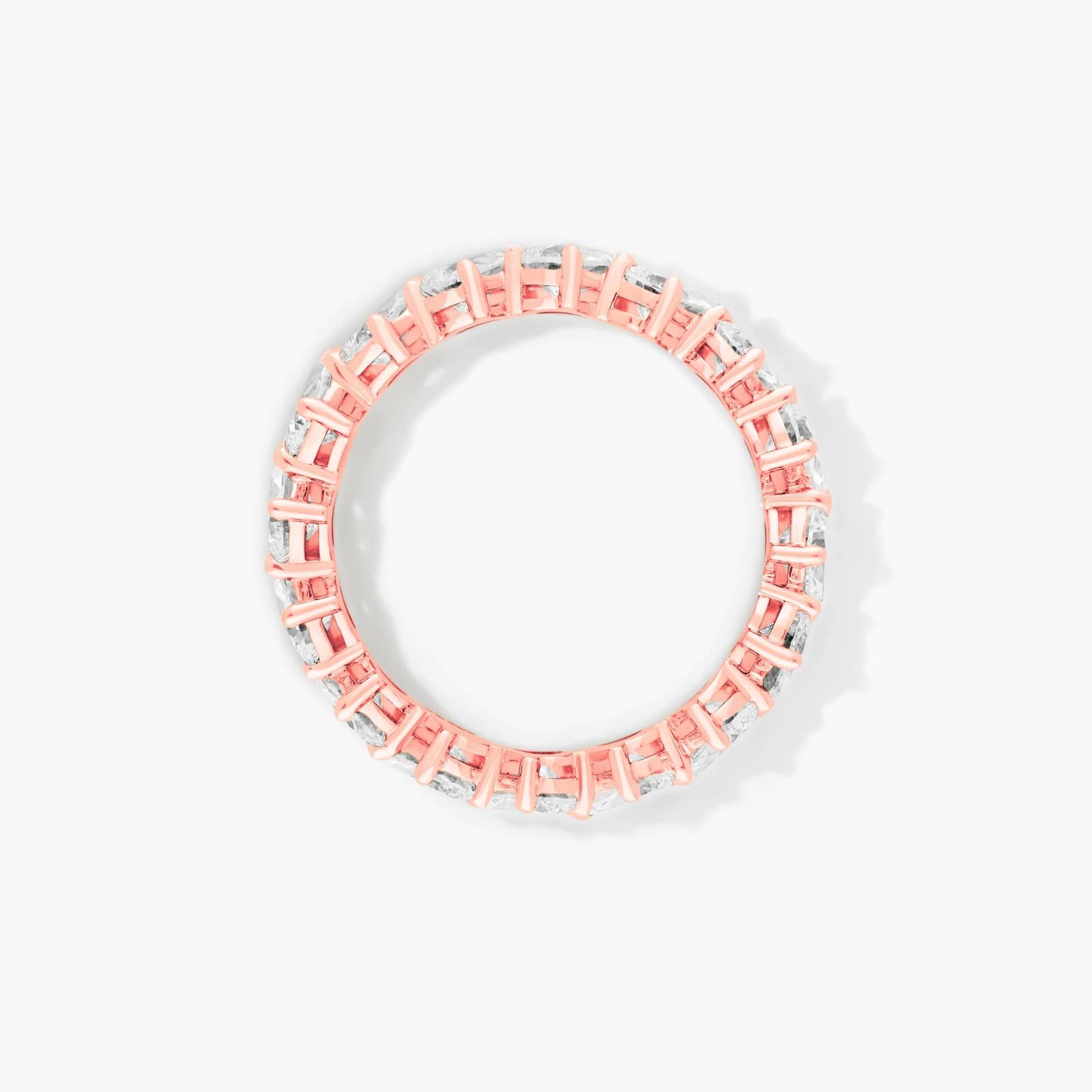 Diagonal Pear Shape Diamond Eternity Ring In 14K Rose Gold By James Allen