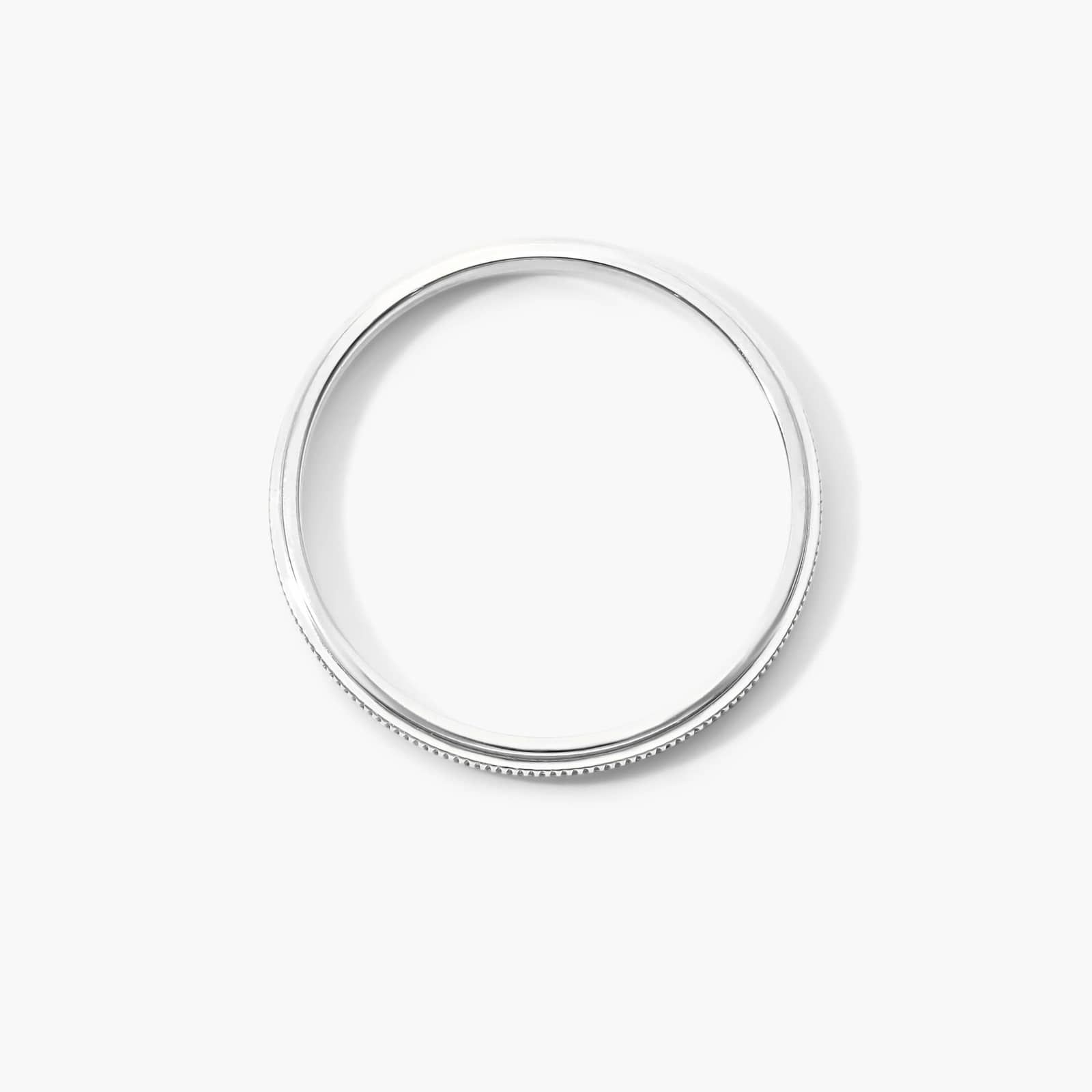 Milgrain Row Ring In 14K White Gold By James Allen