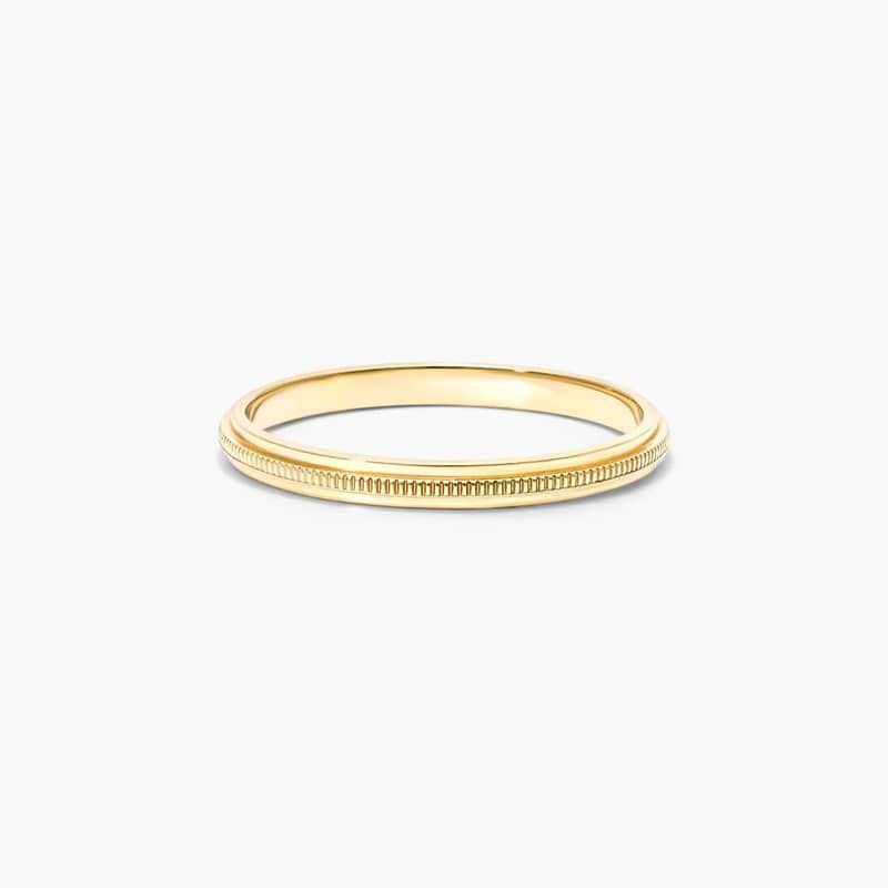 Milgrain Row Ring In 14K Yellow Gold By James Allen