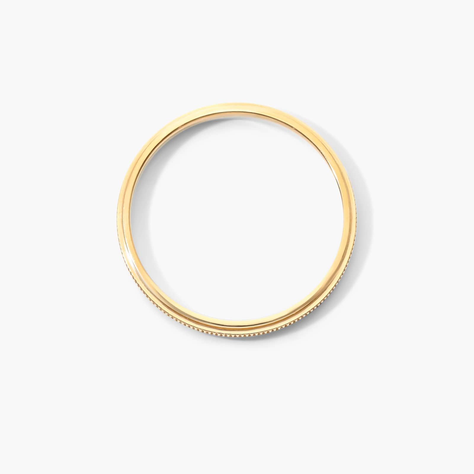 Milgrain Row Ring In 14K Yellow Gold By James Allen