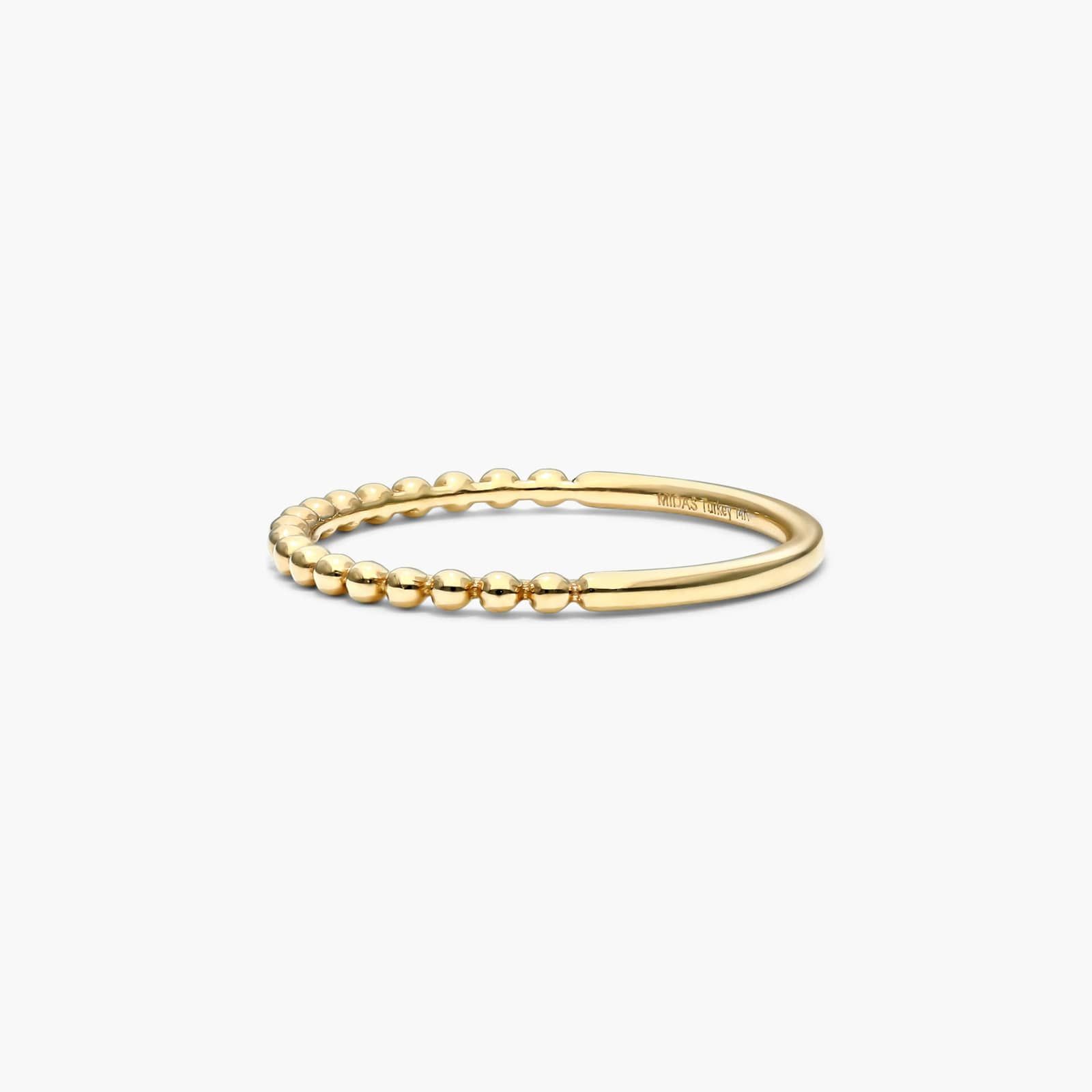 Beaded Row Ring In 14K Yellow Gold By James Allen