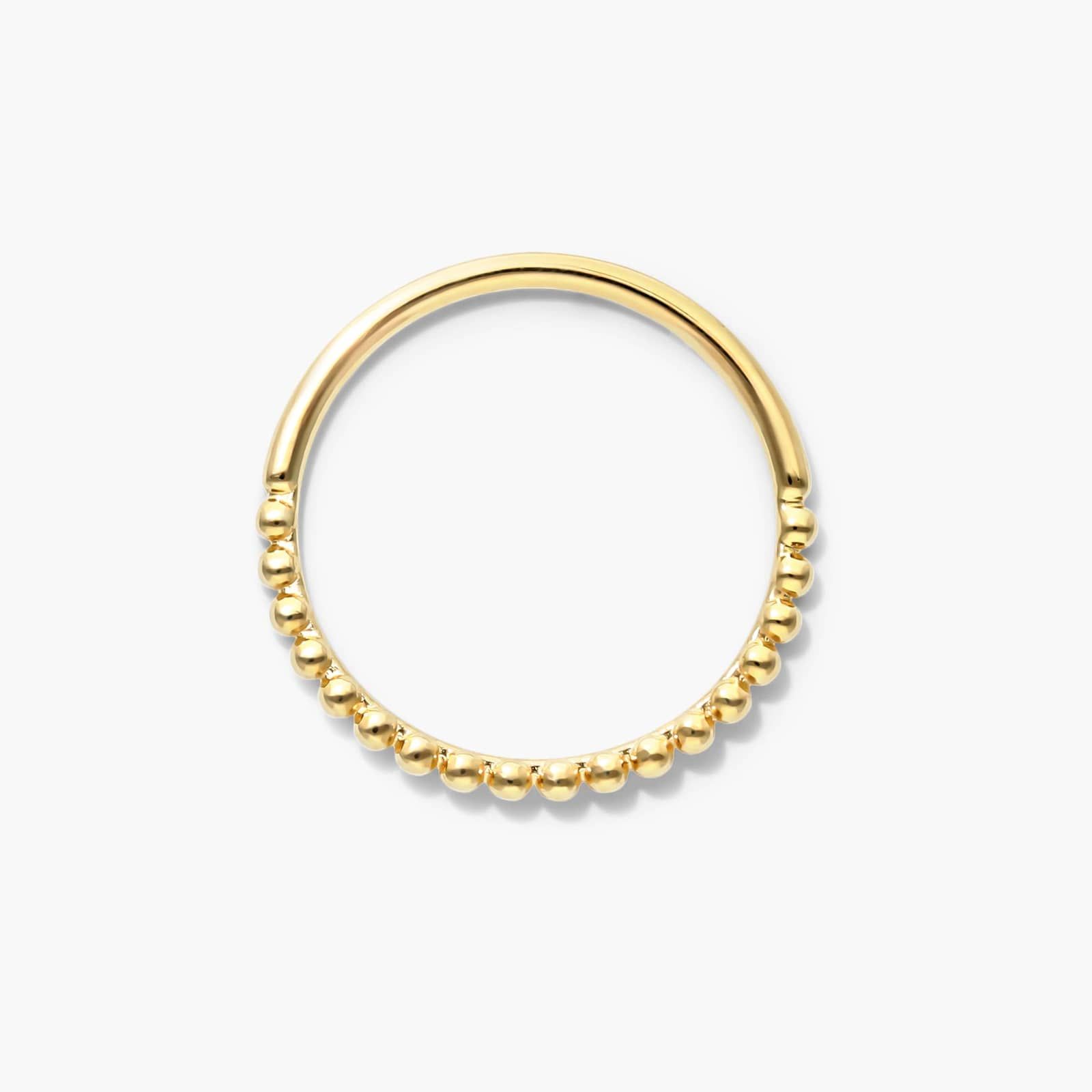 Beaded Row Ring In 14K Yellow Gold By James Allen
