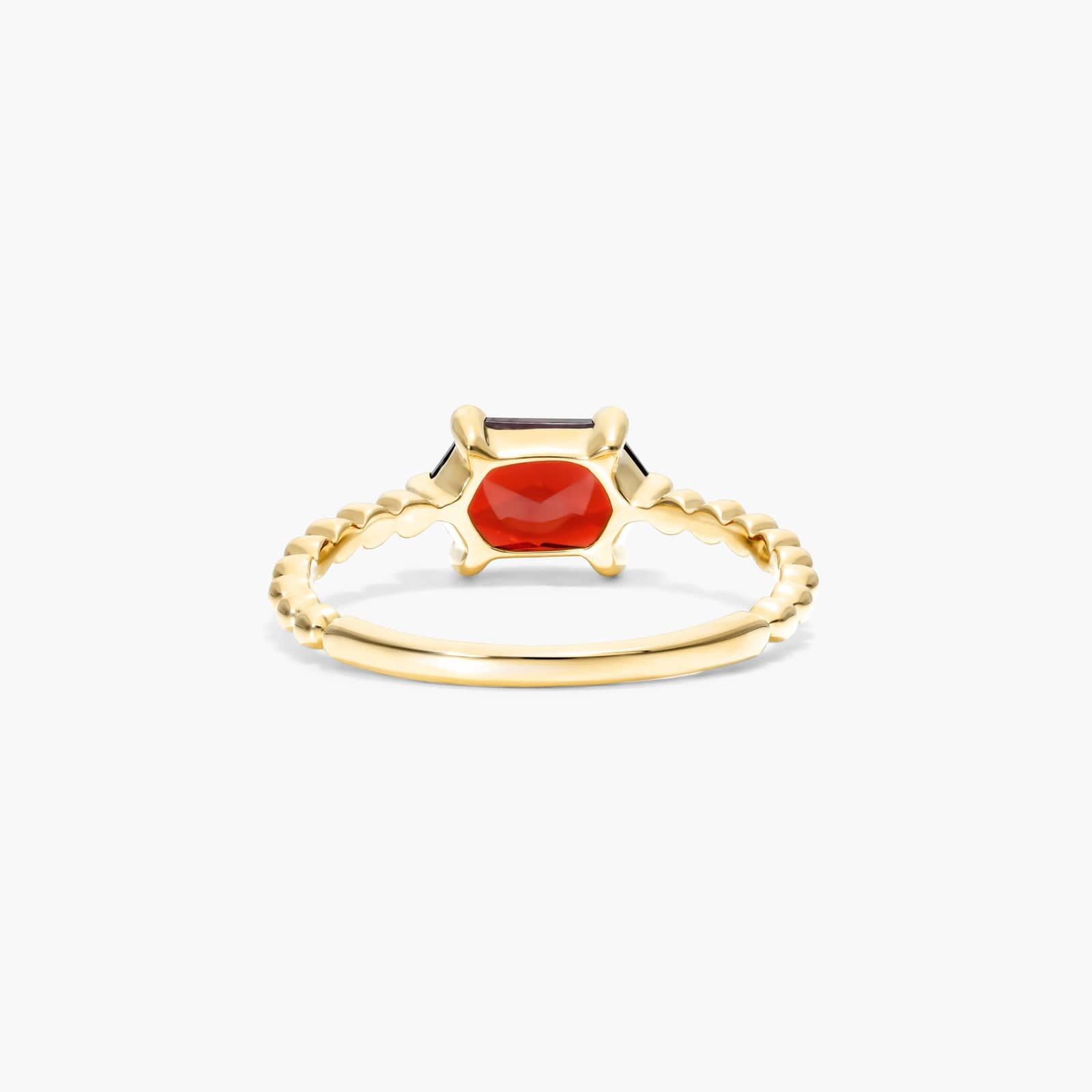 Garnet Hexagon Ring In 14K Yellow Gold By James Allen