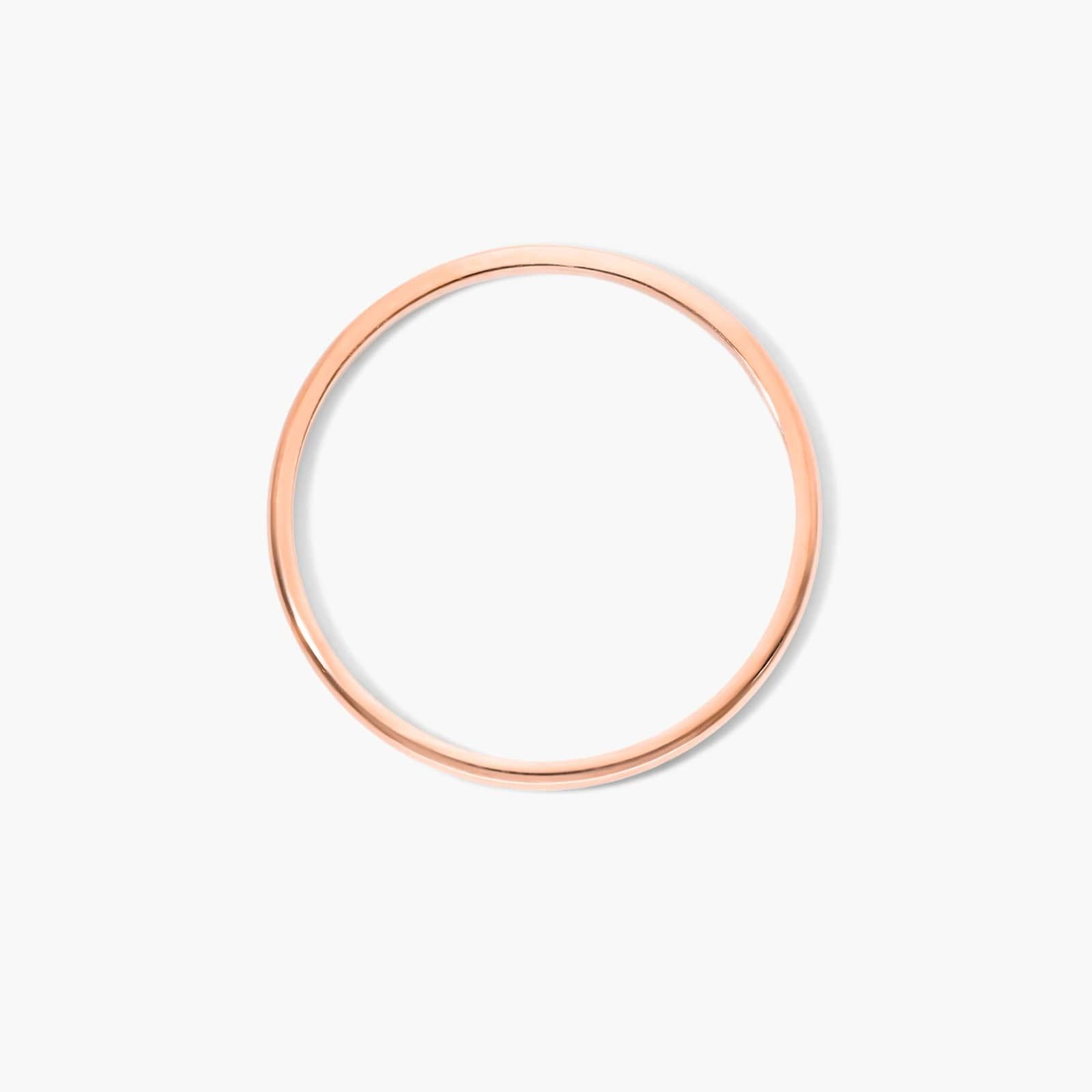 Rounded Ring In 14K Rose Gold By James Allen