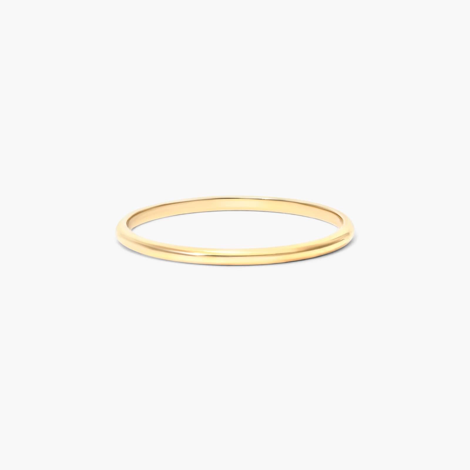 Rounded Ring In 14K Yellow Gold By James Allen