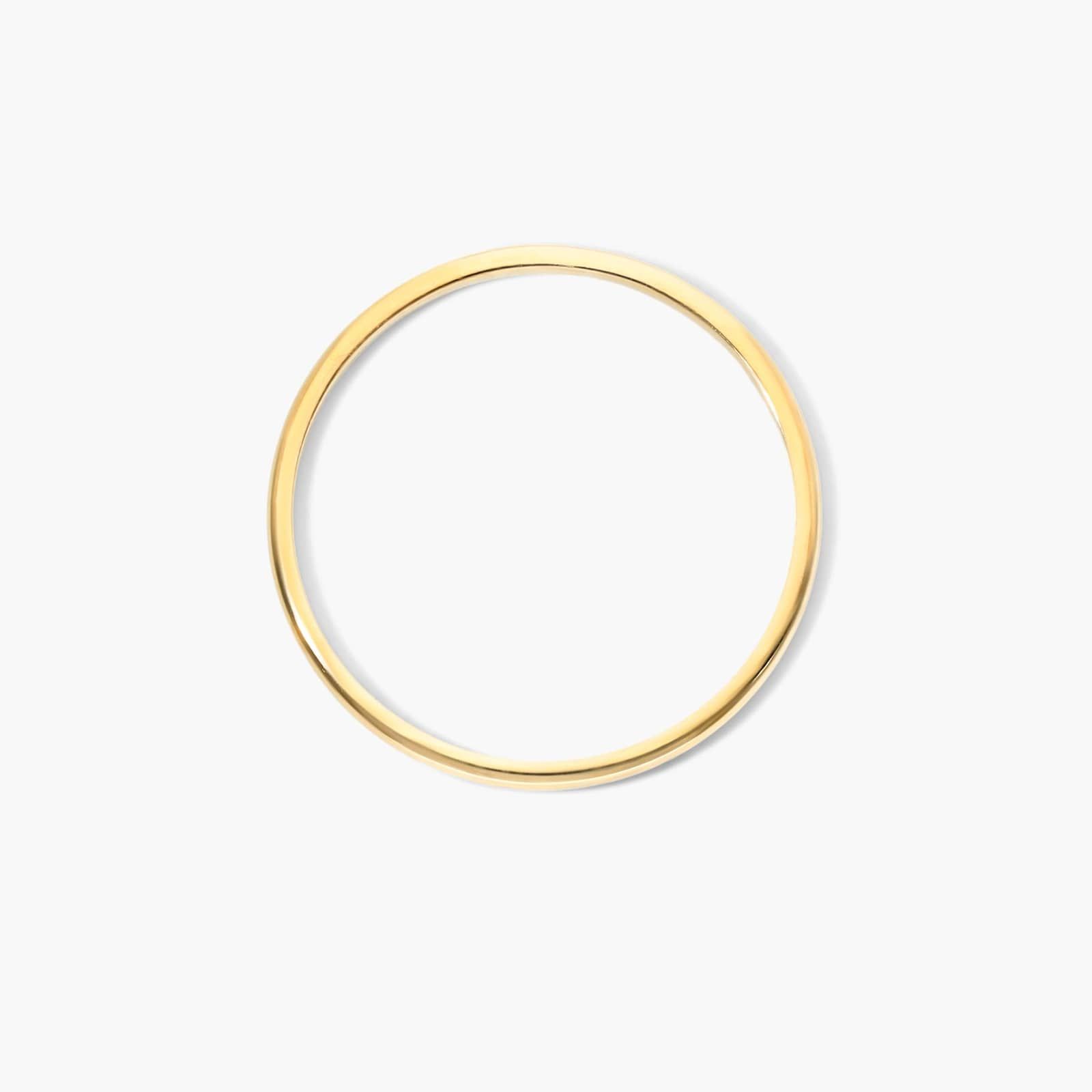 Rounded Ring In 14K Yellow Gold By James Allen