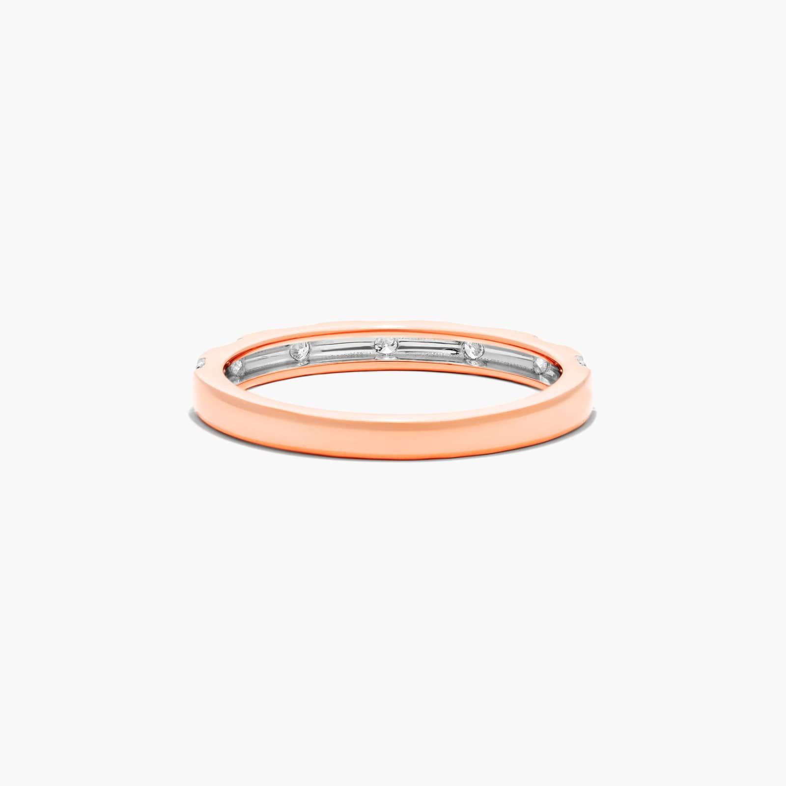 Abyss Lab-Grown Diamond Band In 14K Rose Gold By James Allen