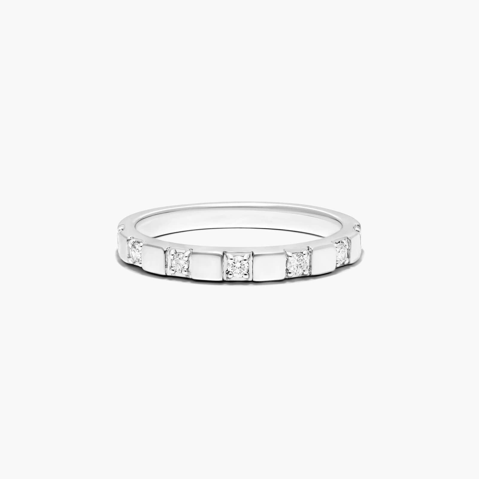 Abyss Lab-Grown Diamond Band In 14K White Gold By James Allen