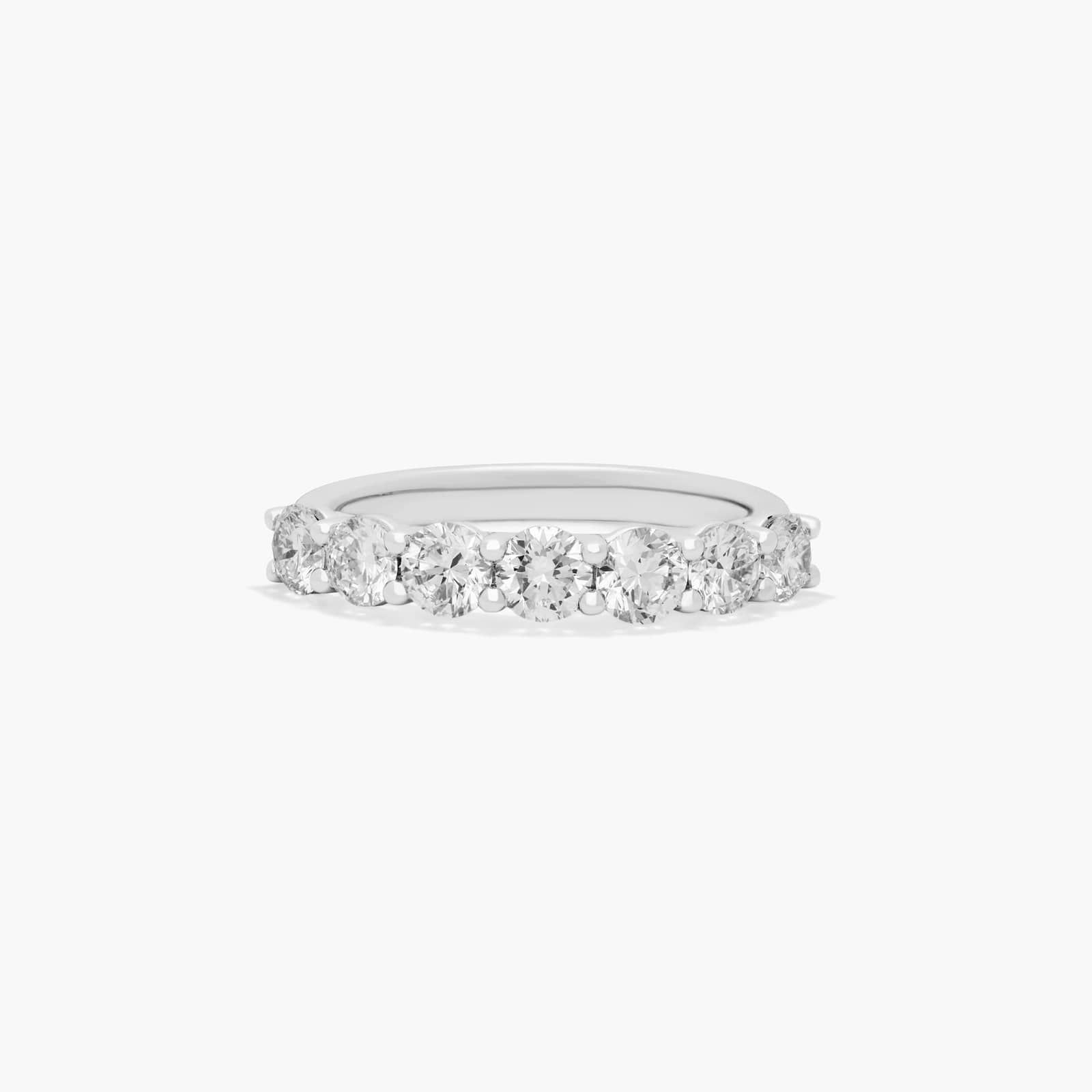 Low Dome Basket Anniversary Ring With 1.5 CTW Lab-Grown Diamonds In Platinum (2.50mm)