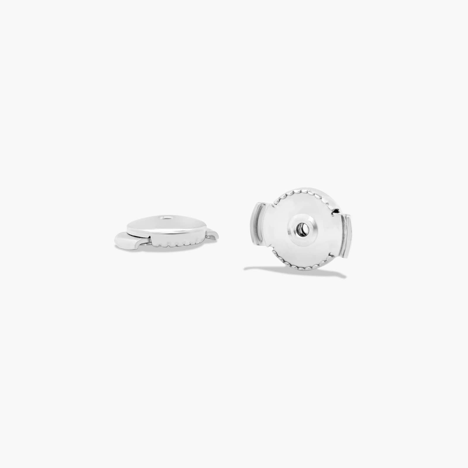 Bezel 1 CTW Diamond Stud Earrings In Platinum