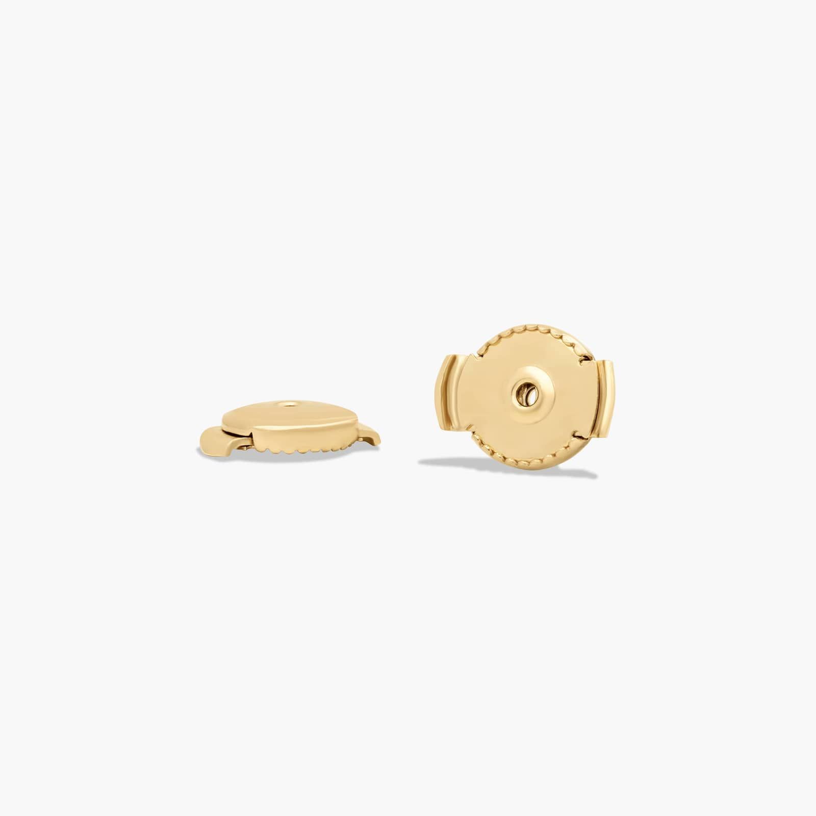 Double Prong 1 CTW Diamond Stud Earrings In 14K Yellow Gold