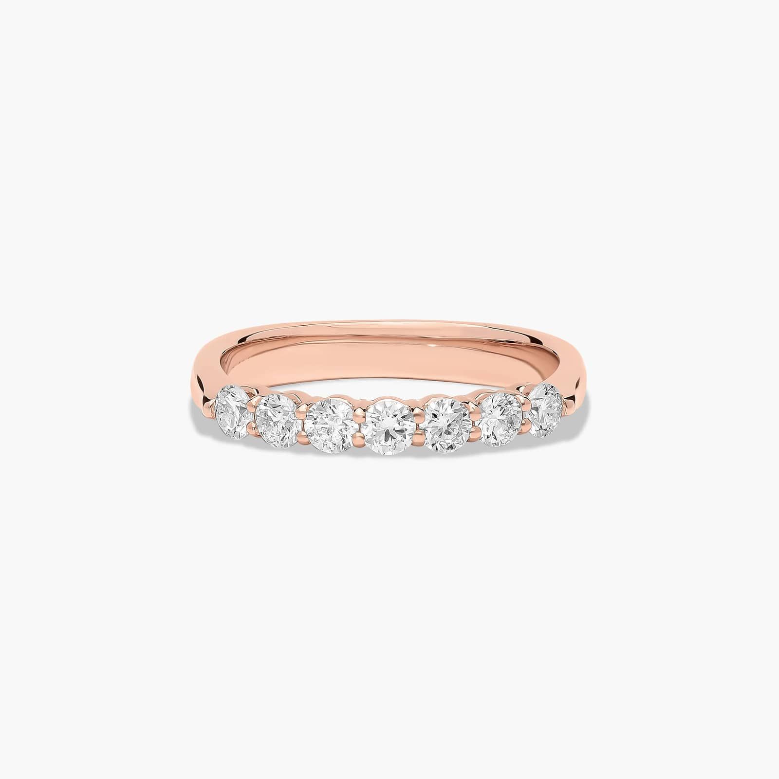 Common Prong Wedding Ring With 0.49 CTW Diamonds In 14K Rose Gold (2.00mm)