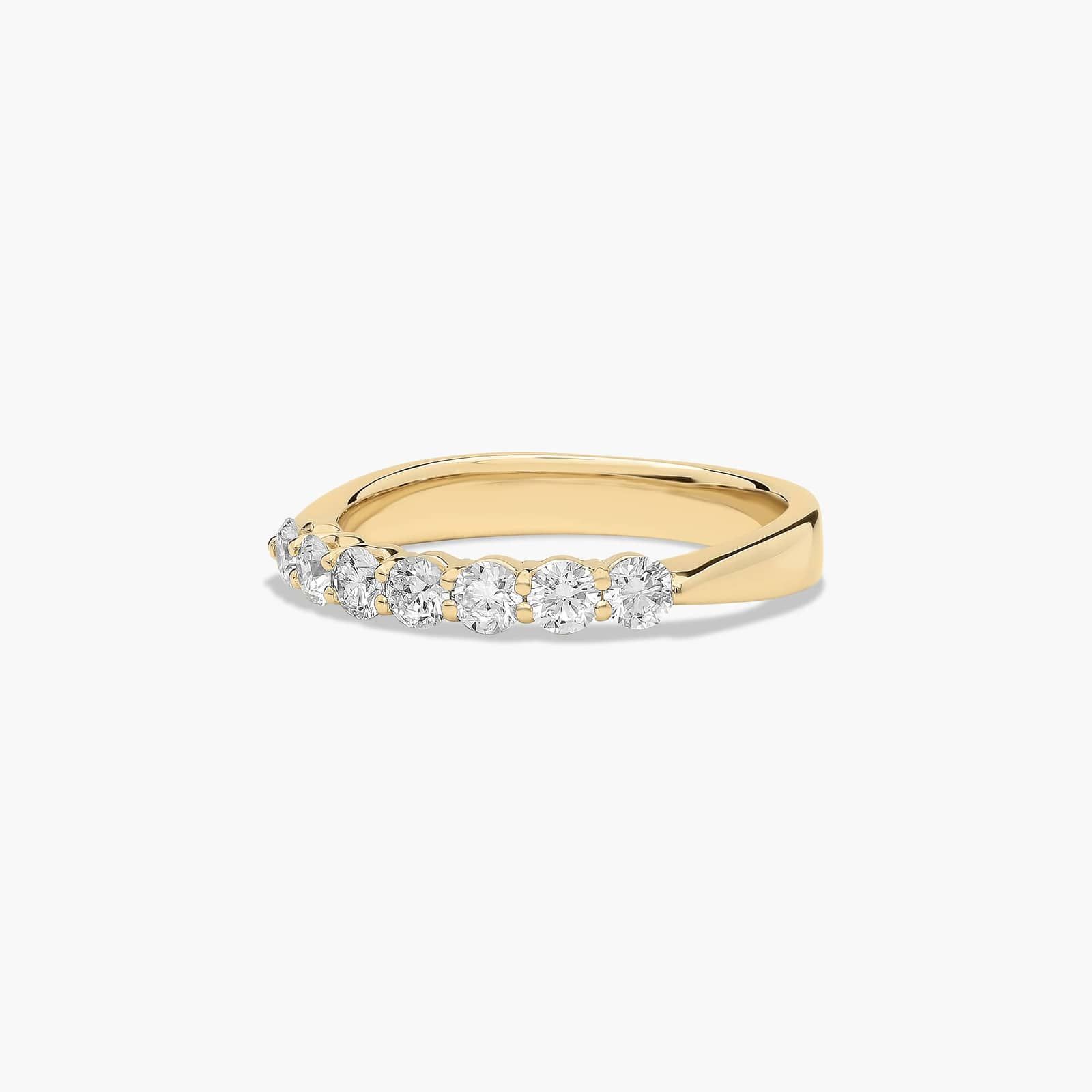 Common Prong Wedding Ring With 0.47 CTW Diamonds In 18K Yellow Gold (2.00mm)