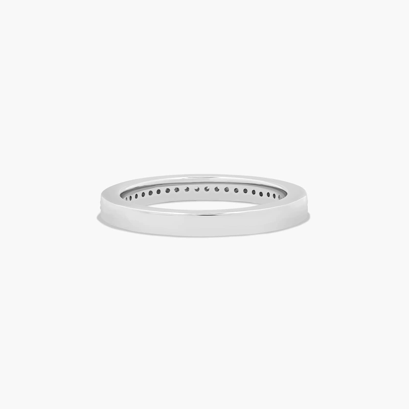 Pavé Wedding Ring With 0.17 CTW Diamonds In 14K White Gold (2.50mm)