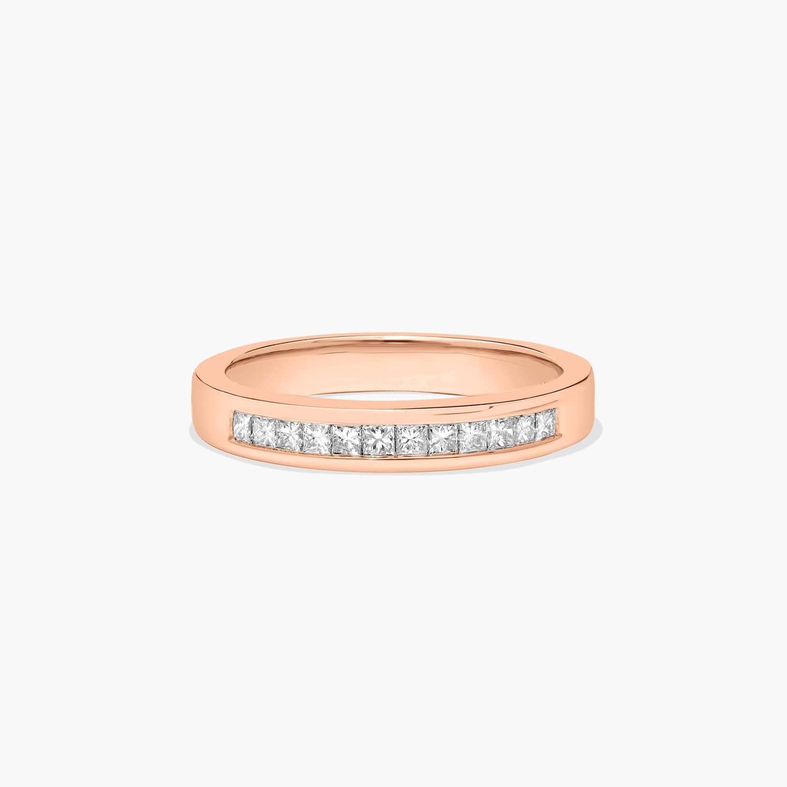 Channel Set Wedding Ring With 0.3 CTW Diamonds In 14K Rose Gold (2.50mm)