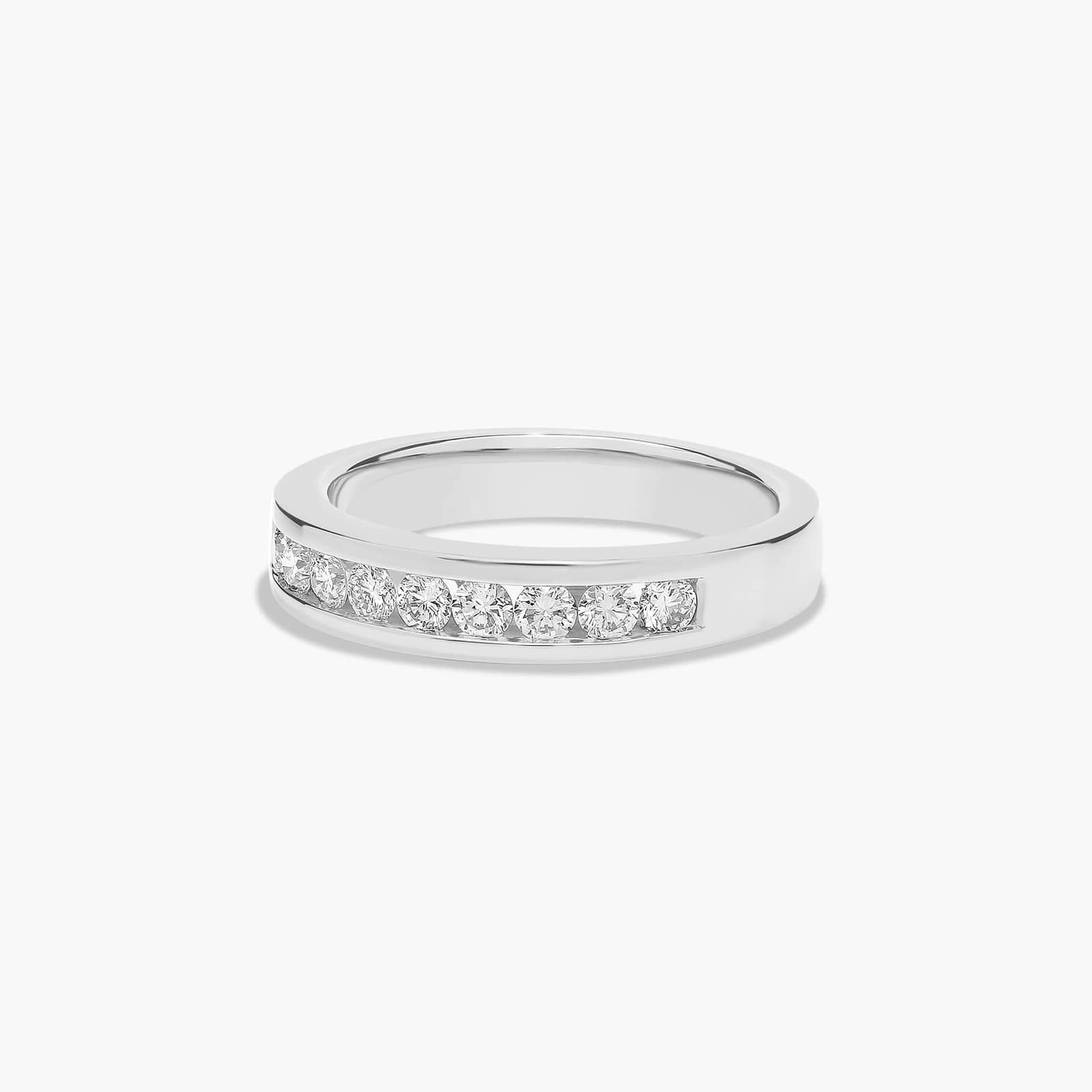 Channel Set Wedding Ring With 0.45 CTW Diamonds In Platinum (3.50mm)
