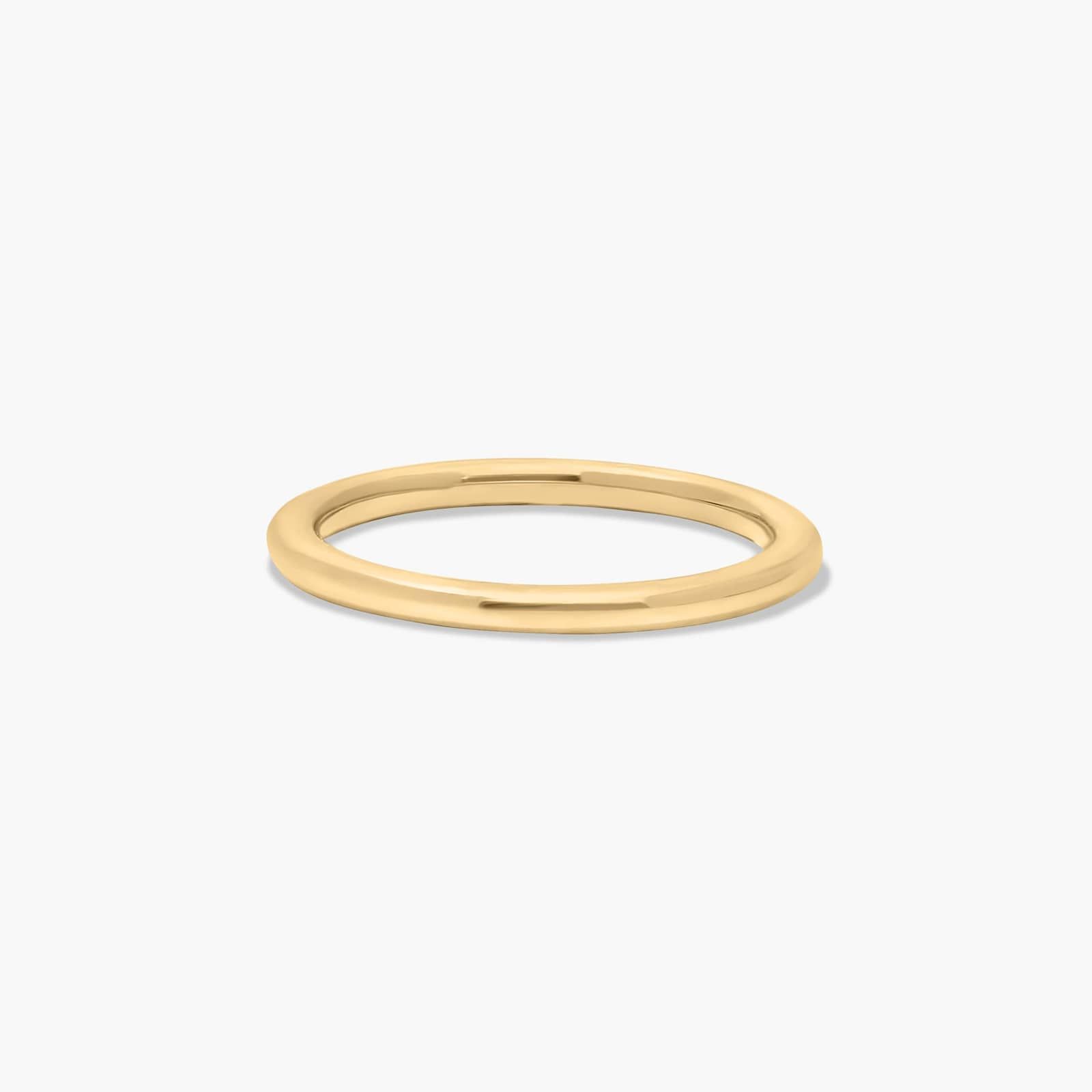 Wedding Ring In 18K Yellow Gold (2.00mm)