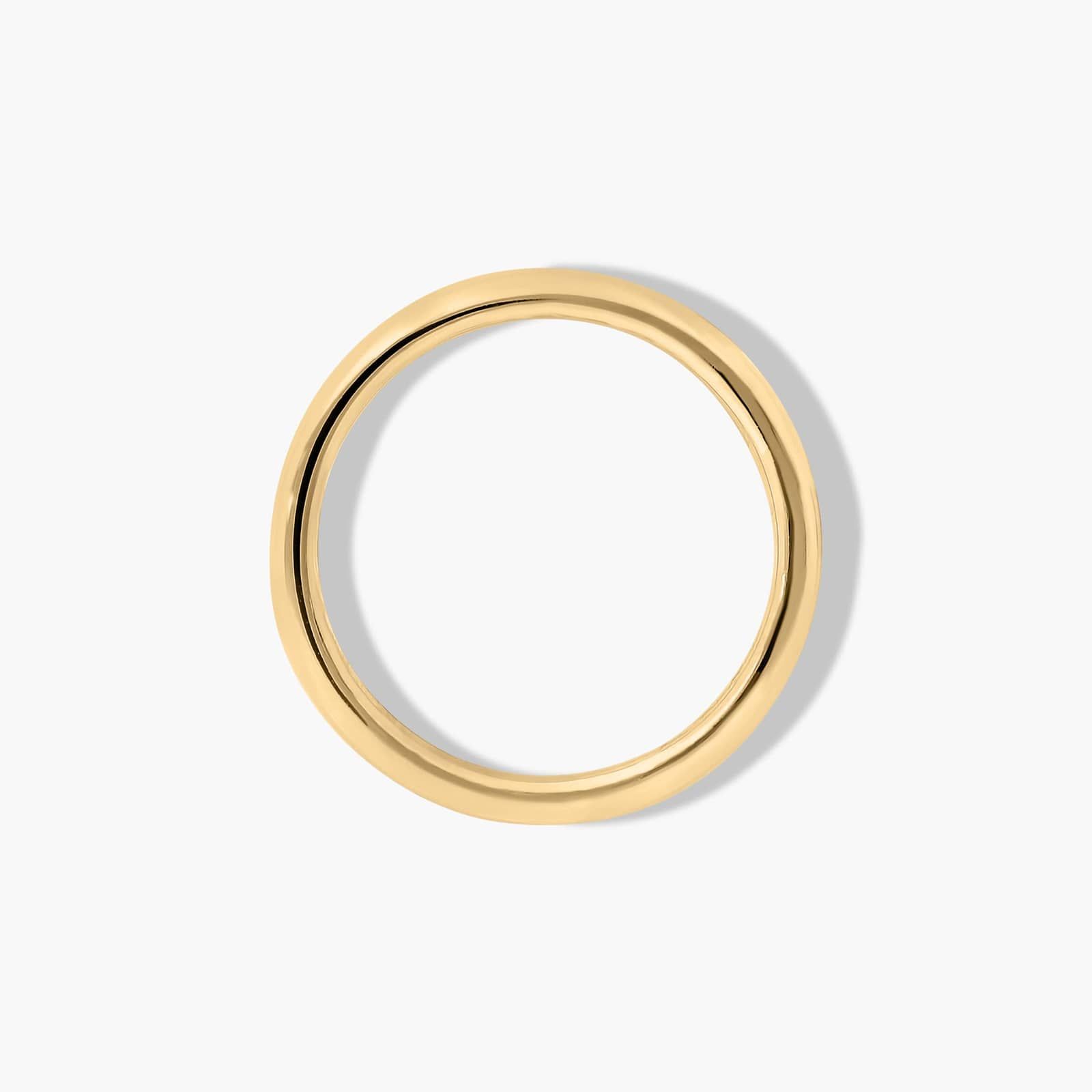 Wedding Ring In 18K Yellow Gold (2.00mm)