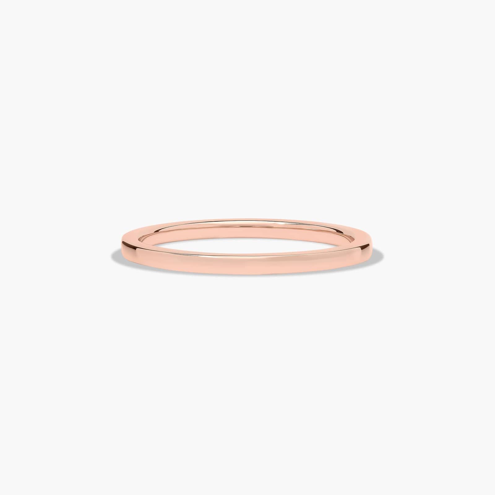 Comfort Fit Wedding Ring In 14K Rose Gold (1.50mm)