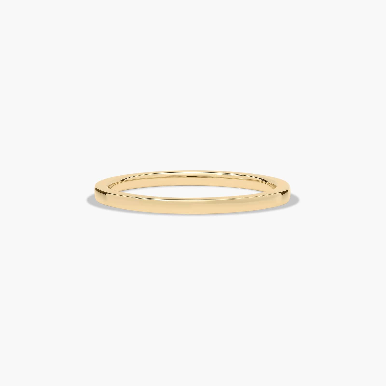 Comfort Fit Wedding Ring In 18K Yellow Gold (1.50mm)