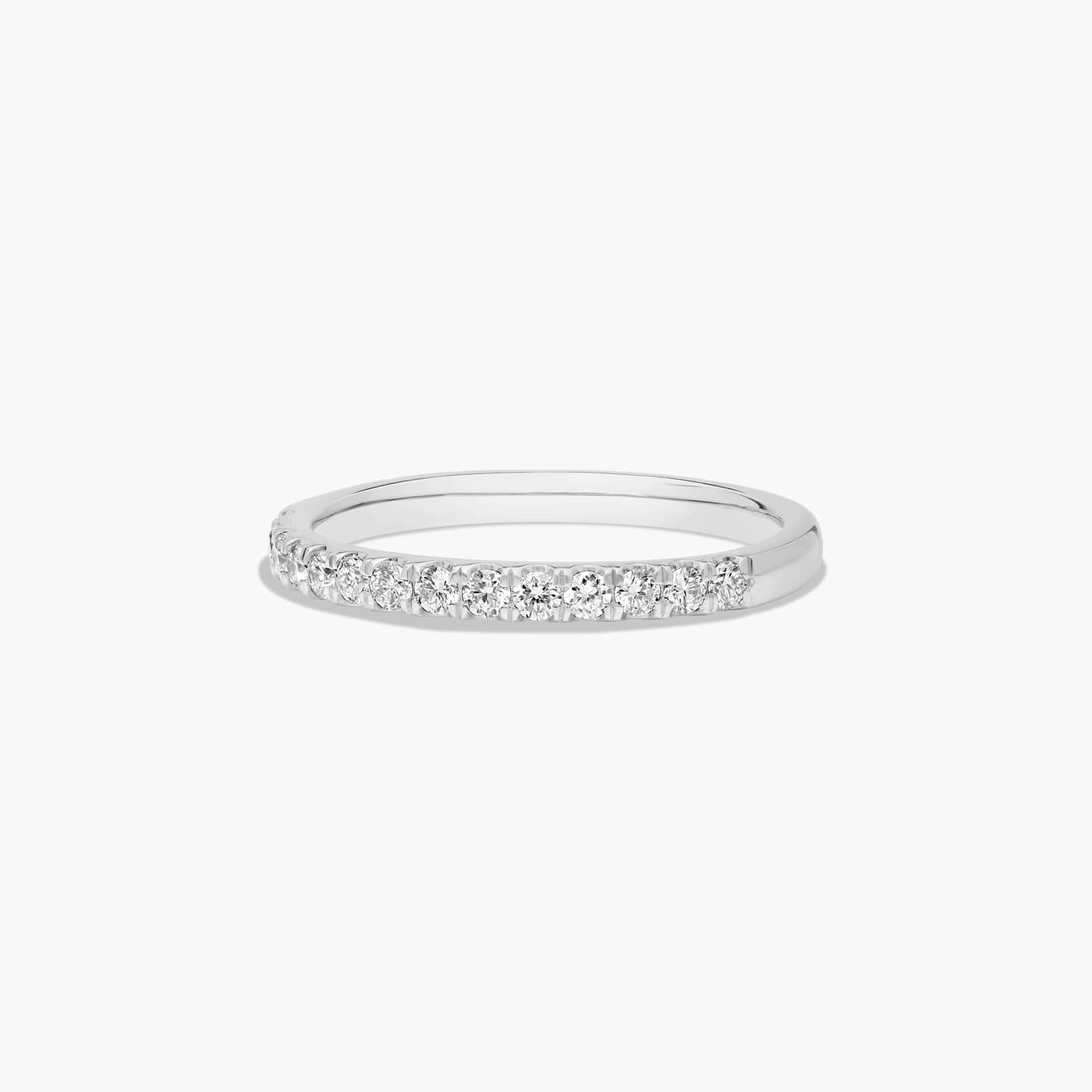 Double Halo Diamond Wedding Ring In Platinum (2.00mm)