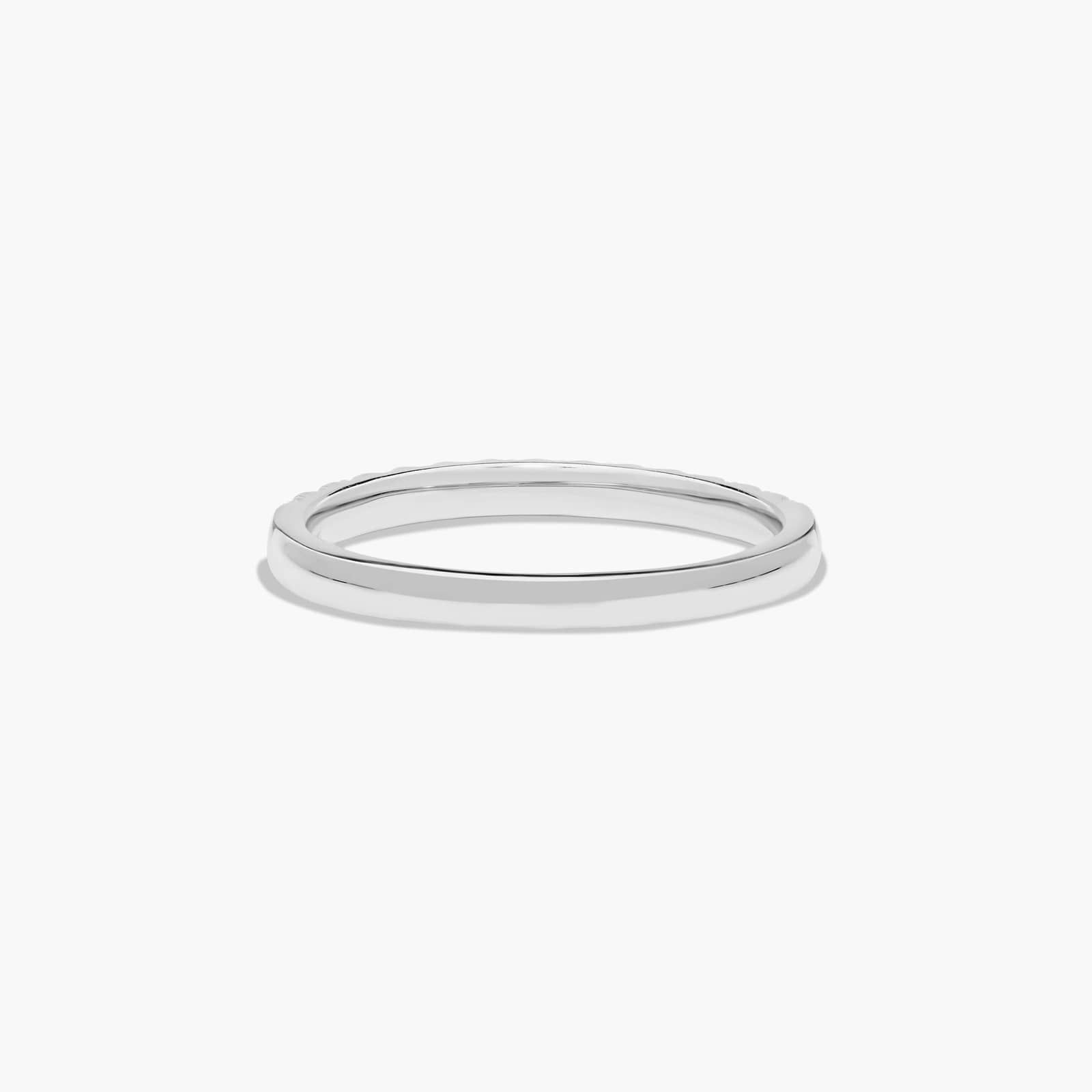 Double Halo Diamond Wedding Ring In Platinum (2.00mm)