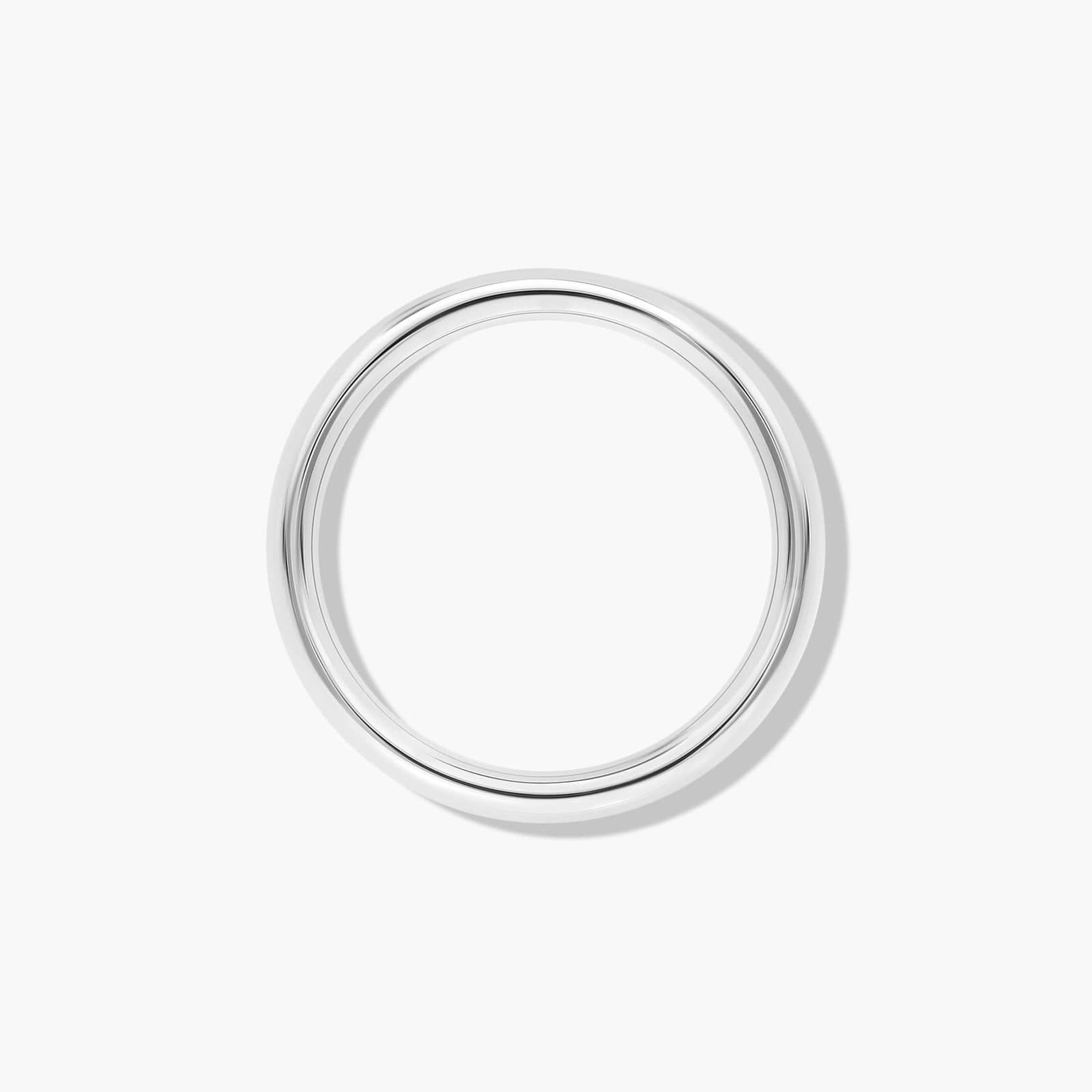 Wedding Ring In 18K White Gold (2.00mm)