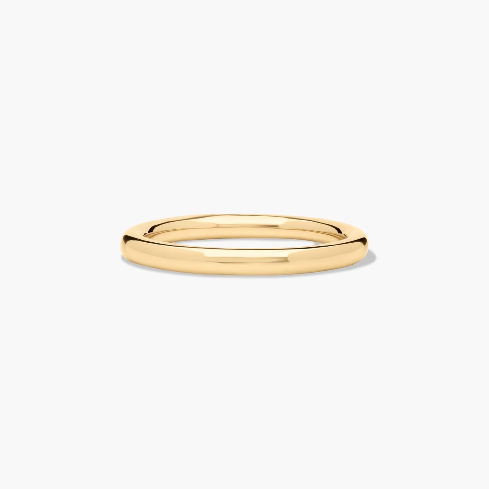 Wedding Ring In 14K Yellow Gold (2.00mm)