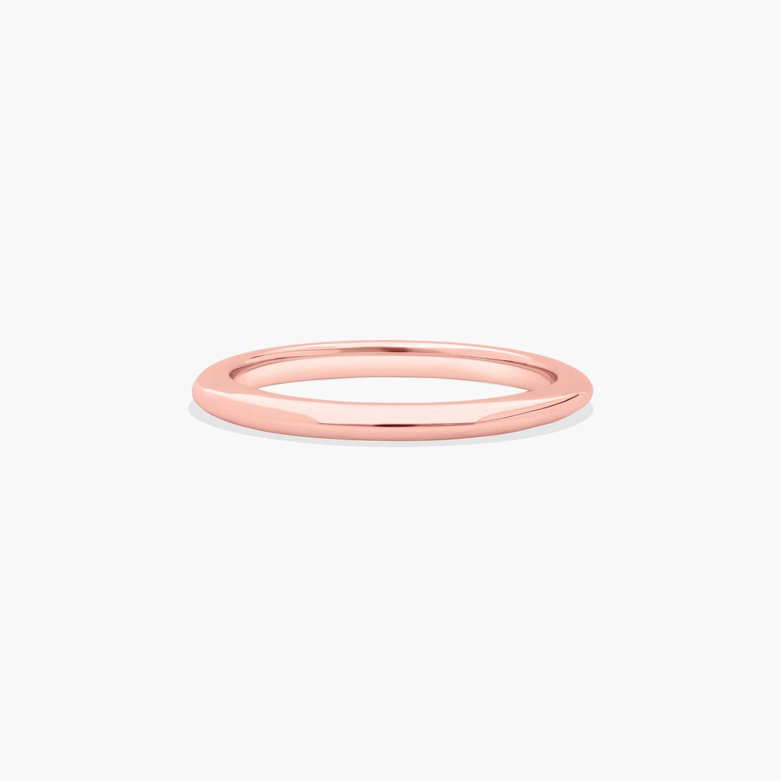 Wedding Ring In 14K Rose Gold (2.00mm)