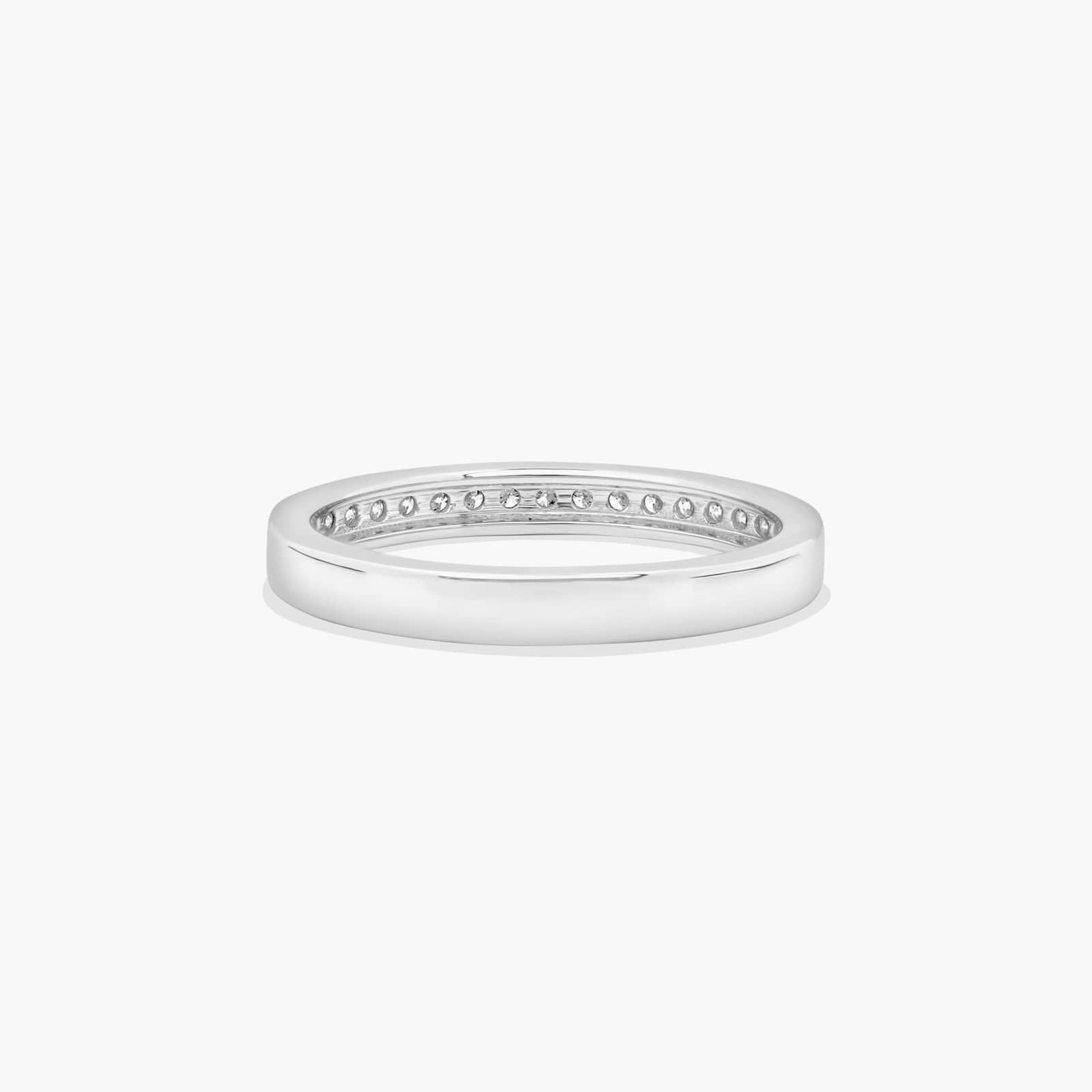 Wedding Ring In 18K White Gold (3.00mm)
