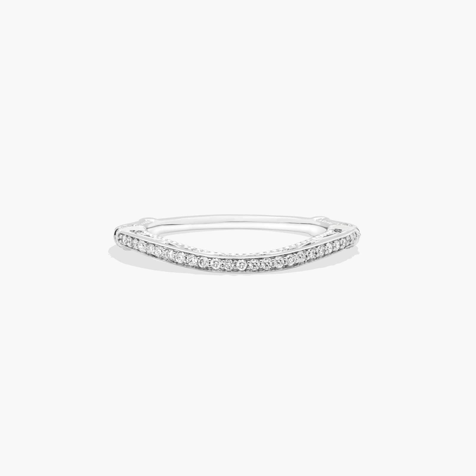 Wedding Ring In 18K White Gold (2.00mm)