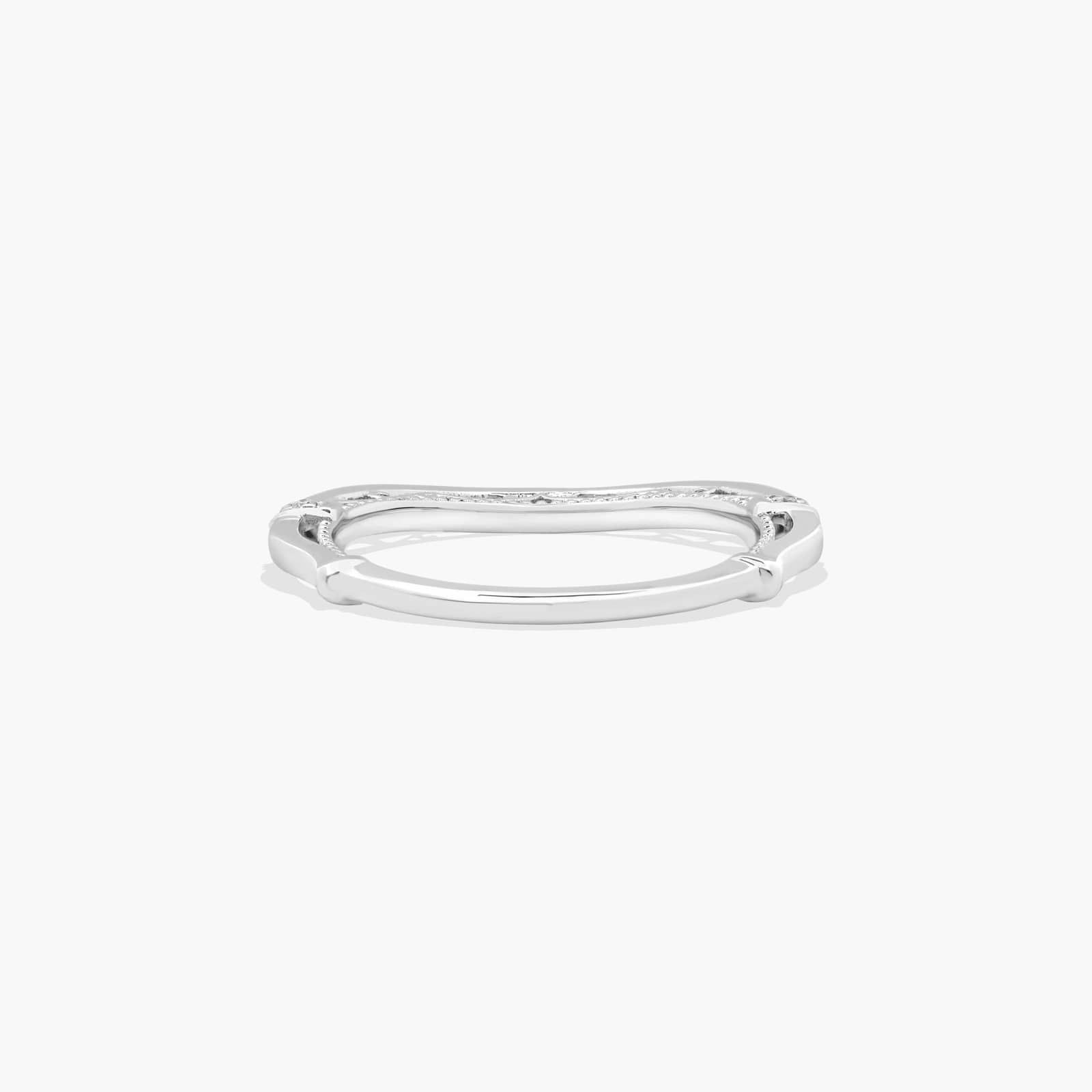 Wedding Ring In 18K White Gold (2.00mm)