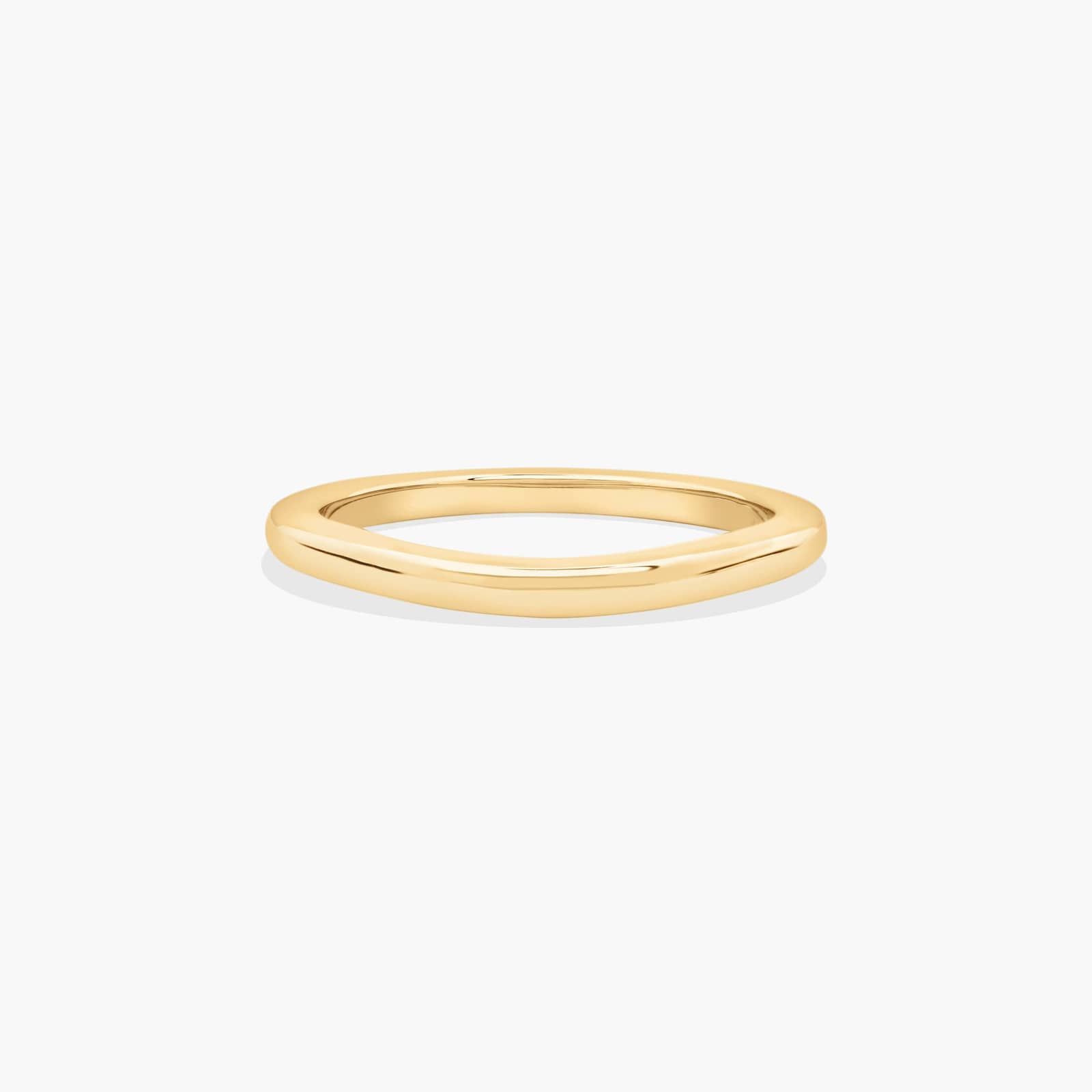 Wedding Ring In 18K Yellow Gold (2.00mm)