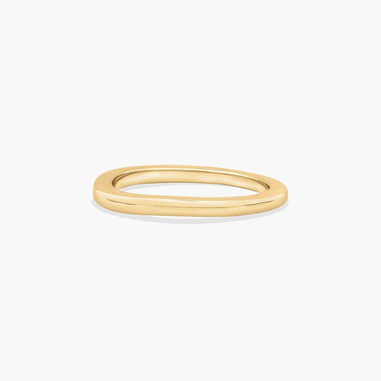Wedding Ring In 18K Yellow Gold (2.00mm)