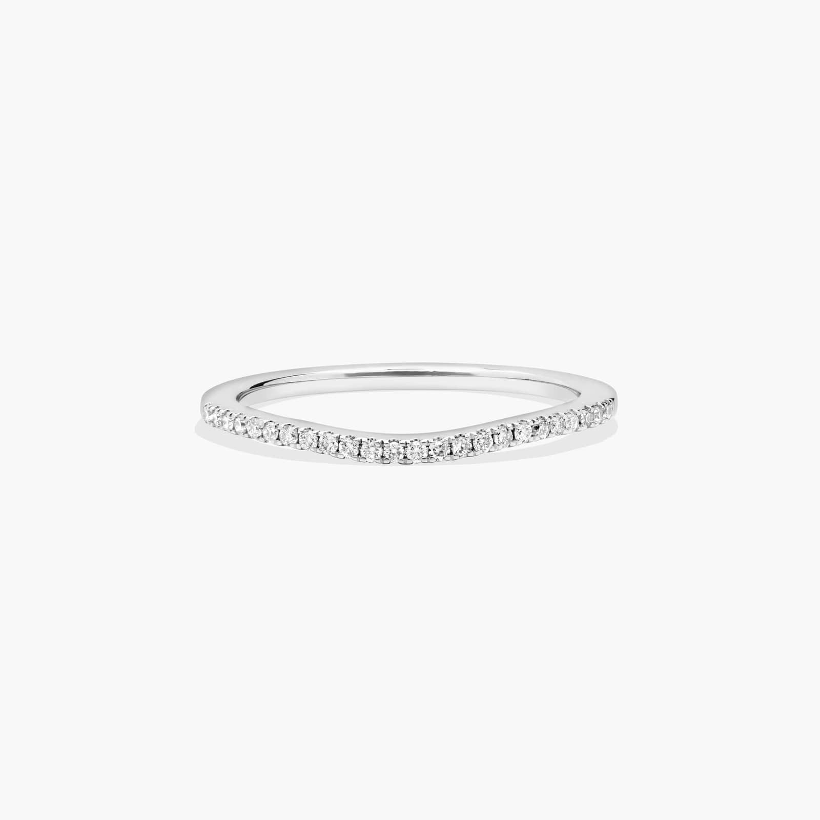 Wedding Ring In 14K White Gold (1.30mm)