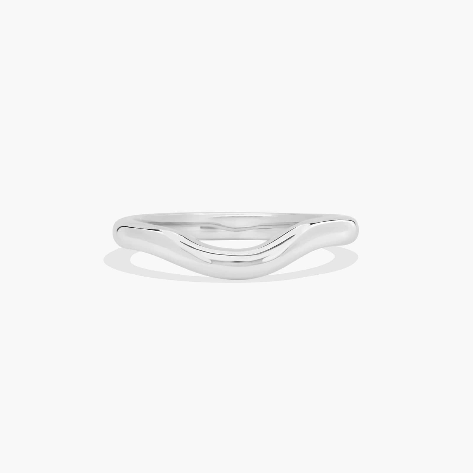 Wedding Ring In 14K White Gold (2.00mm)
