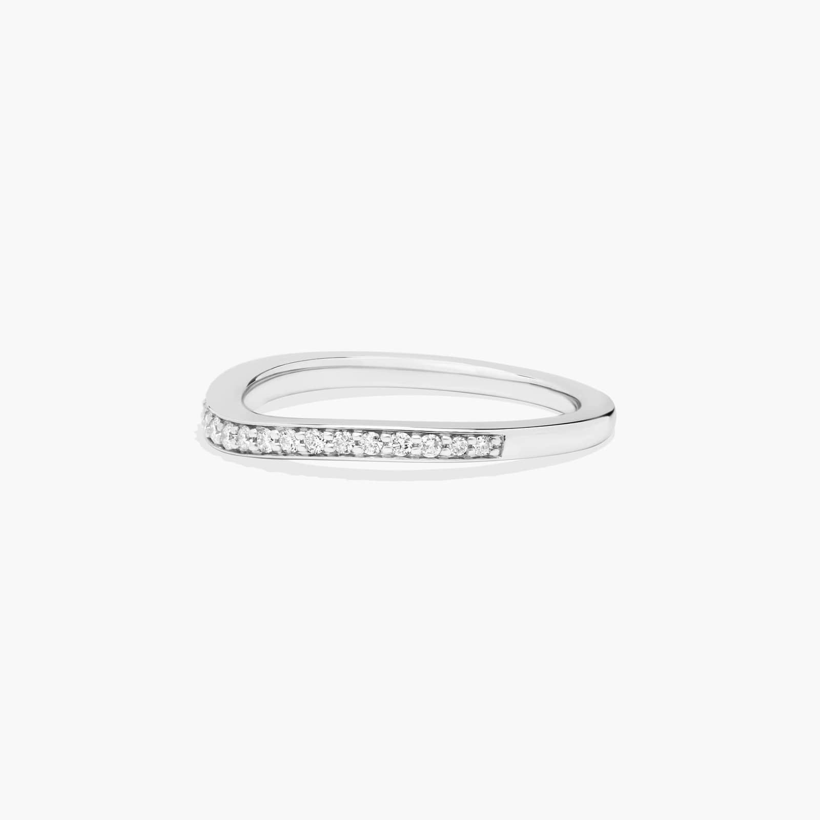 Wedding Ring In 18K White Gold (2.00mm)