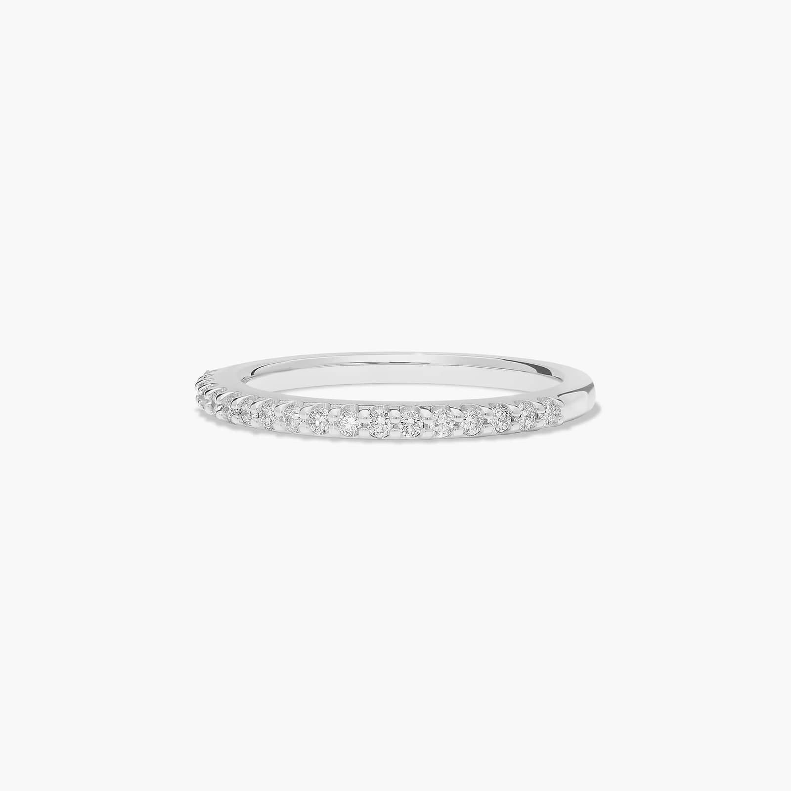 Pavé Diamond Wedding Ring In Platinum (2.00mm)
