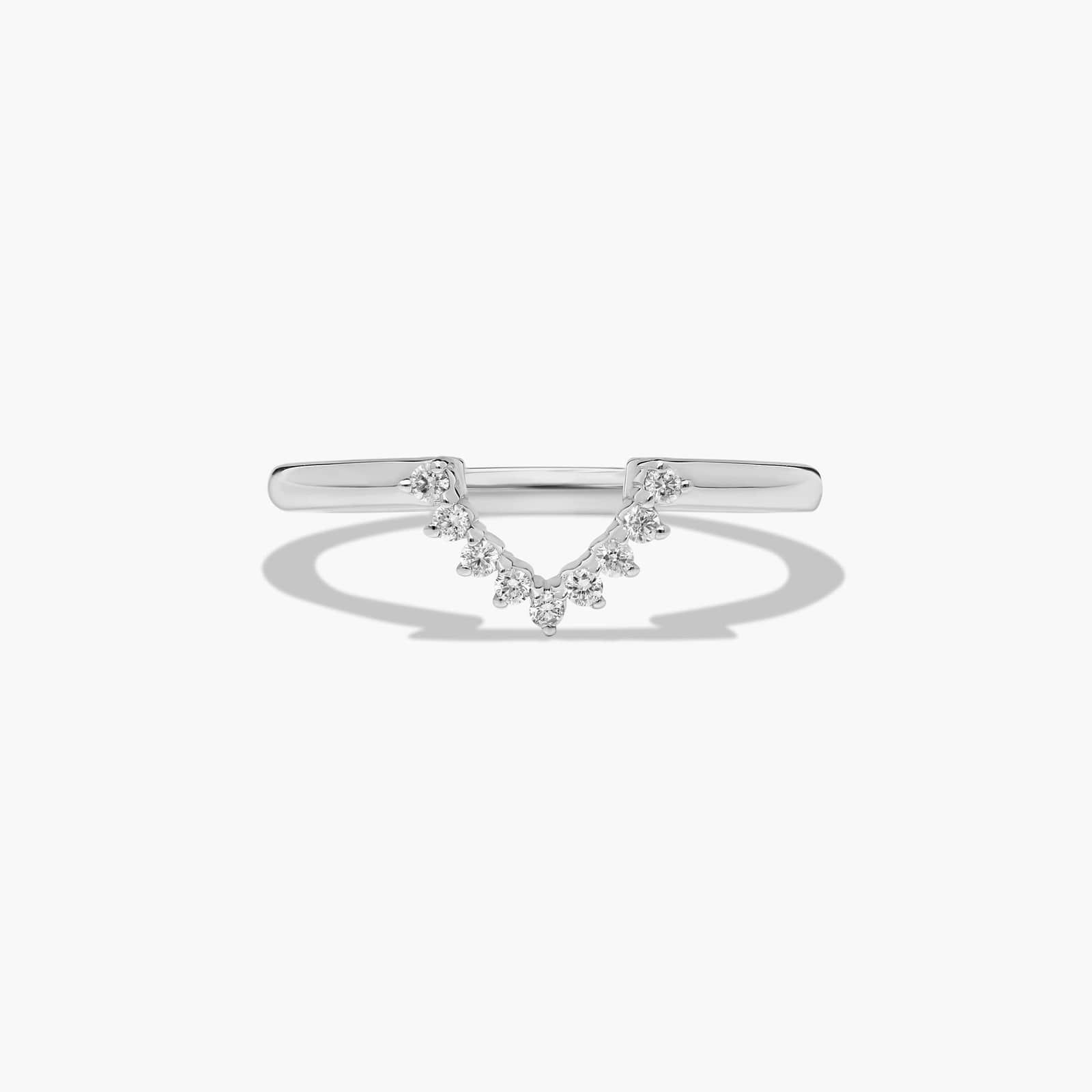 Tiara Diamond Wedding Ring In Platinum (2.00mm)