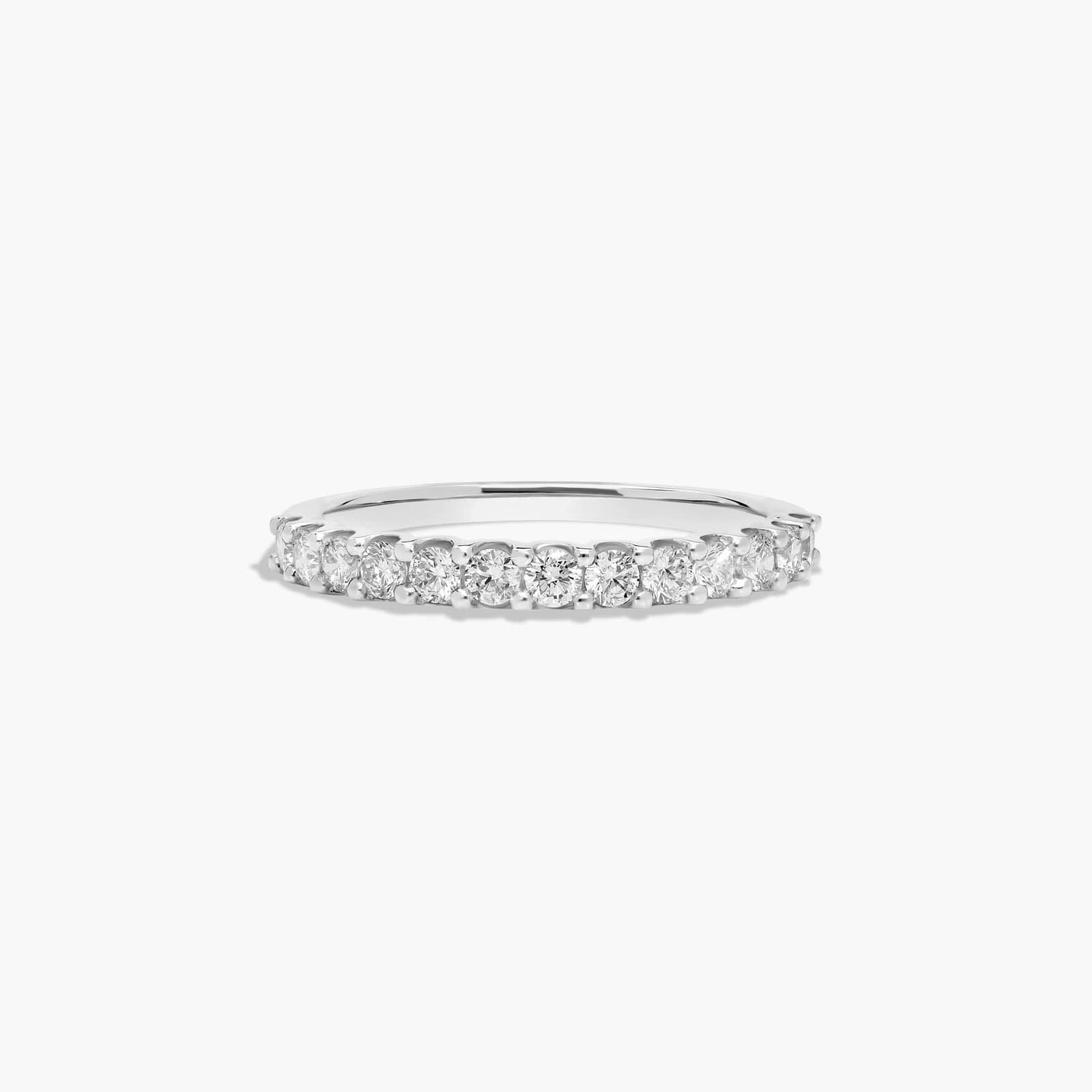 Shared Prong Petite Contour Wedding Ring In Platinum (1.50mm)