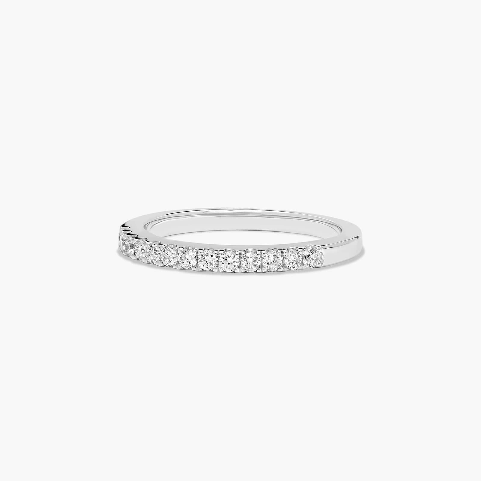 Micro Pavé Diamond Wedding Ring In Platinum (2.00mm)
