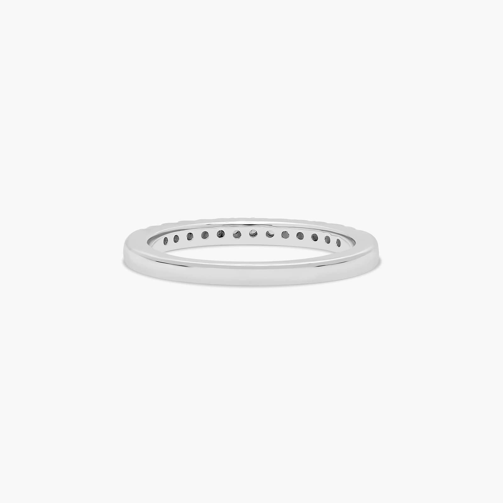 Micro Pavé Diamond Wedding Ring In Platinum (2.00mm)
